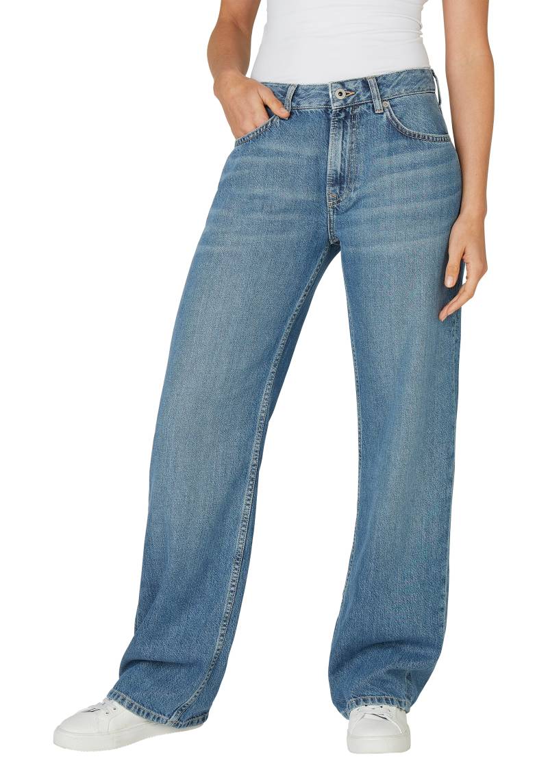 Pepe Jeans Loose-fit-Jeans »LOOSE ST JEANS LW NICKY«, mit geradem Bein von Pepe Jeans