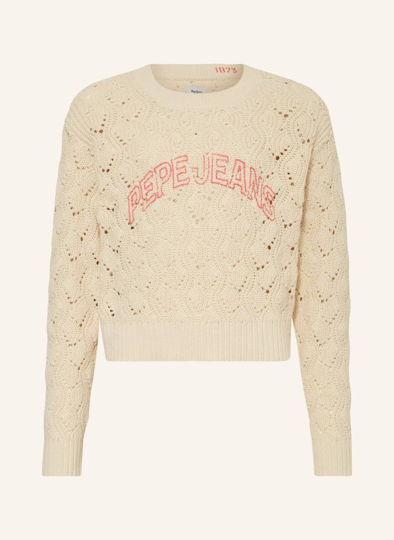 Pepe Jeans Pullover weiss von Pepe Jeans