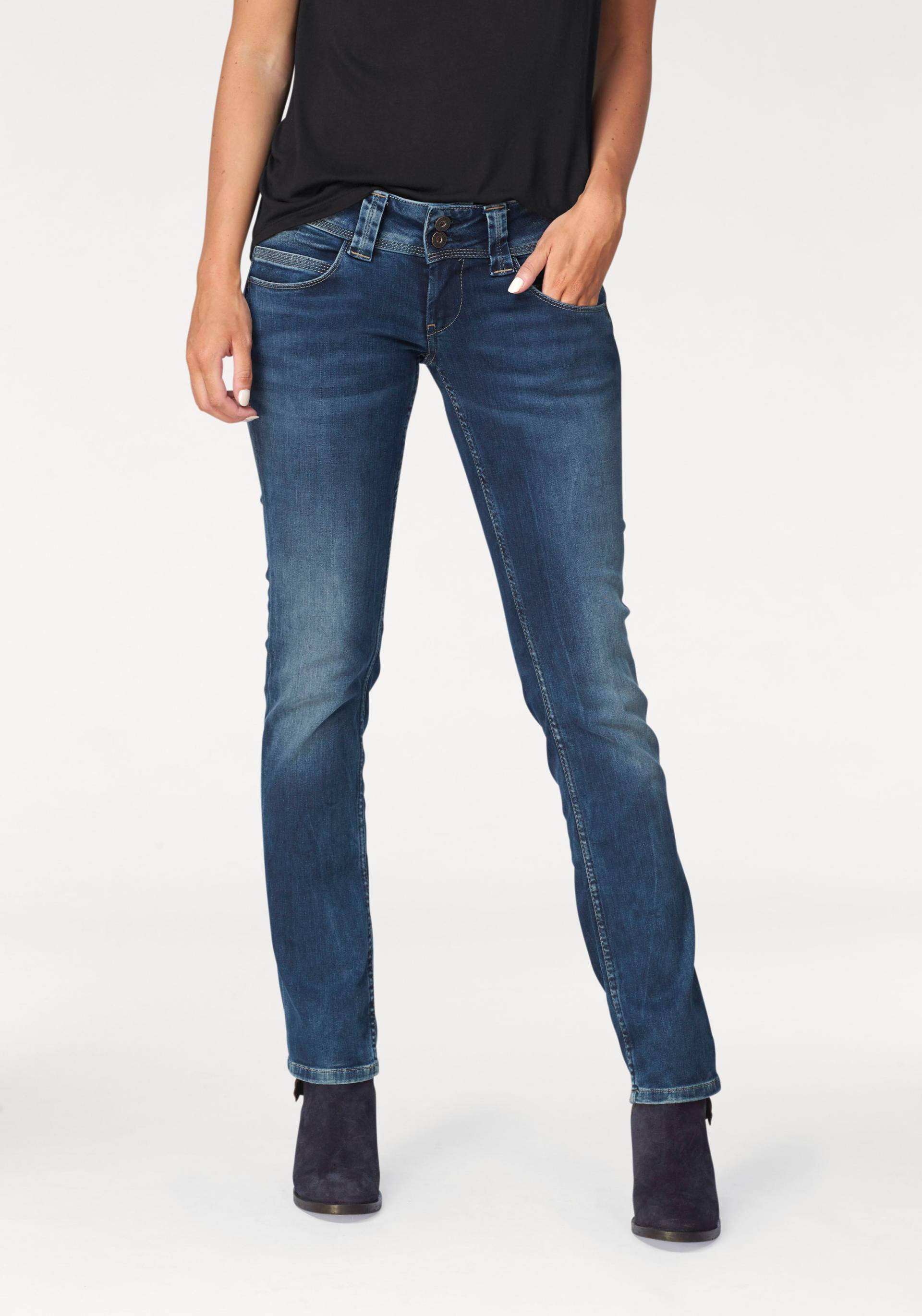 Pepe Jeans Straight-Jeans »VENUS«, mit Badge Pepe Jeans Straight-Jeans »VENUS«, mit Badge von Pepe Jeans