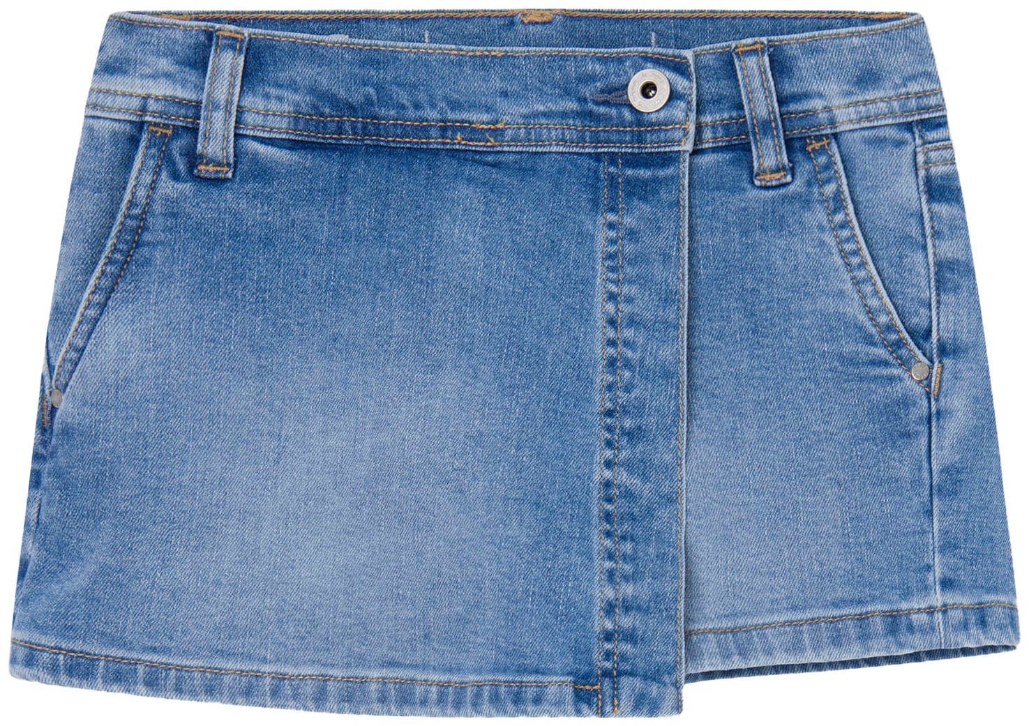 Pepe Jeans Shorts, mit Ledermarkenlabel auf der Rückseite von Pepe Jeans