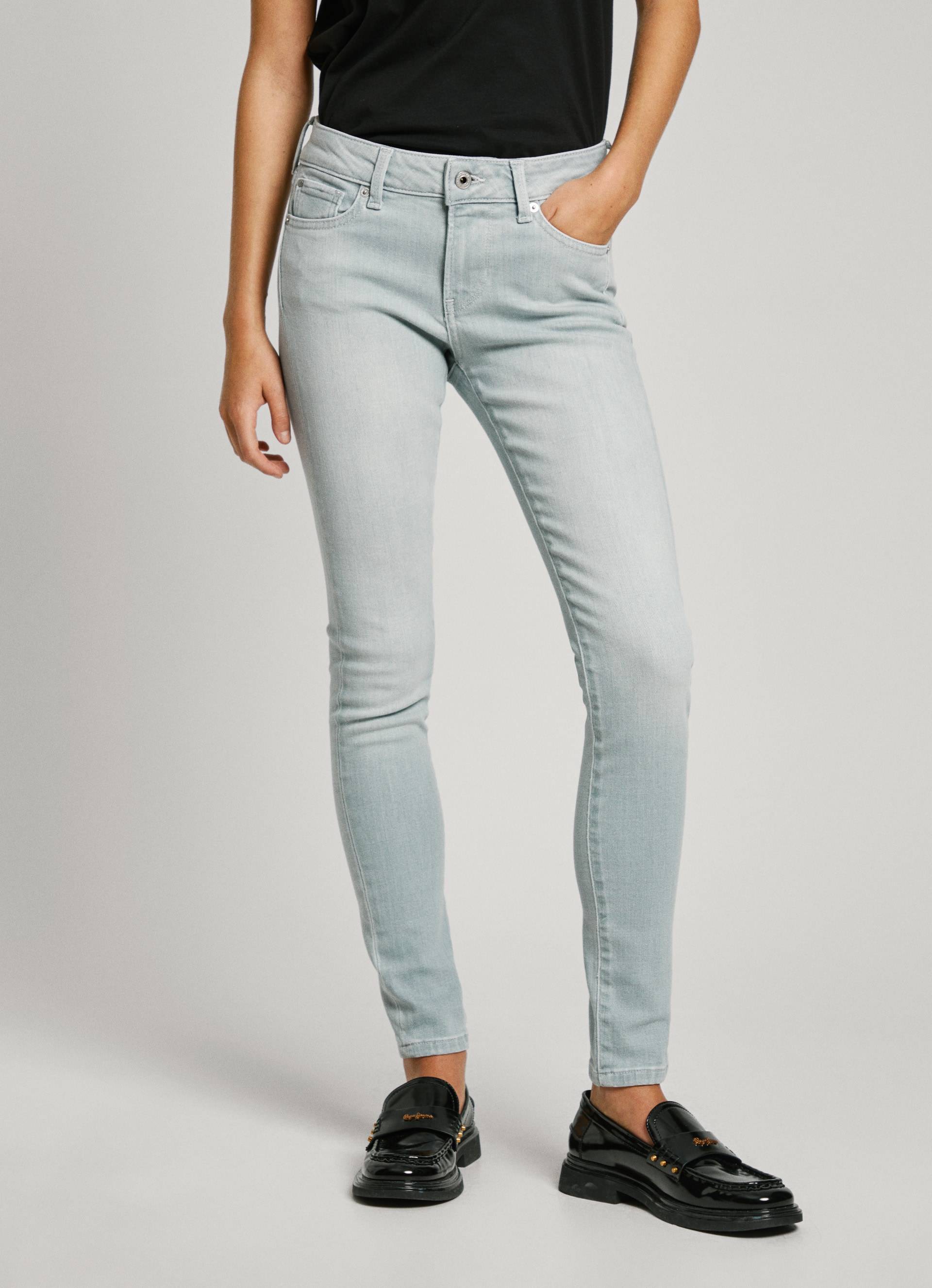 Pepe Jeans Skinny-fit-Jeans »SKINNY JEANS LW«, in verschiedenen Waschungen Pepe Jeans Skinny-fit-Jeans »SKINNY JEANS LW«, in verschiedenen Waschungen von Pepe Jeans
