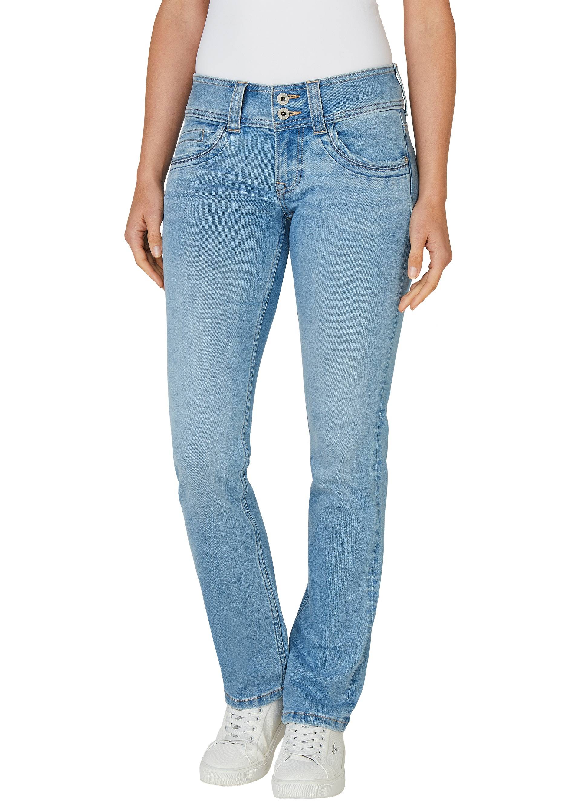 Pepe Jeans Straight-Jeans »GEN«, in schöner Qualtät mit geradem Bein und Doppel-Knopf-Bund Pepe Jeans Straight-Jeans »GEN«, in schöner Qualtät mit geradem Bein und Doppel-Knopf-Bund von Pepe Jeans