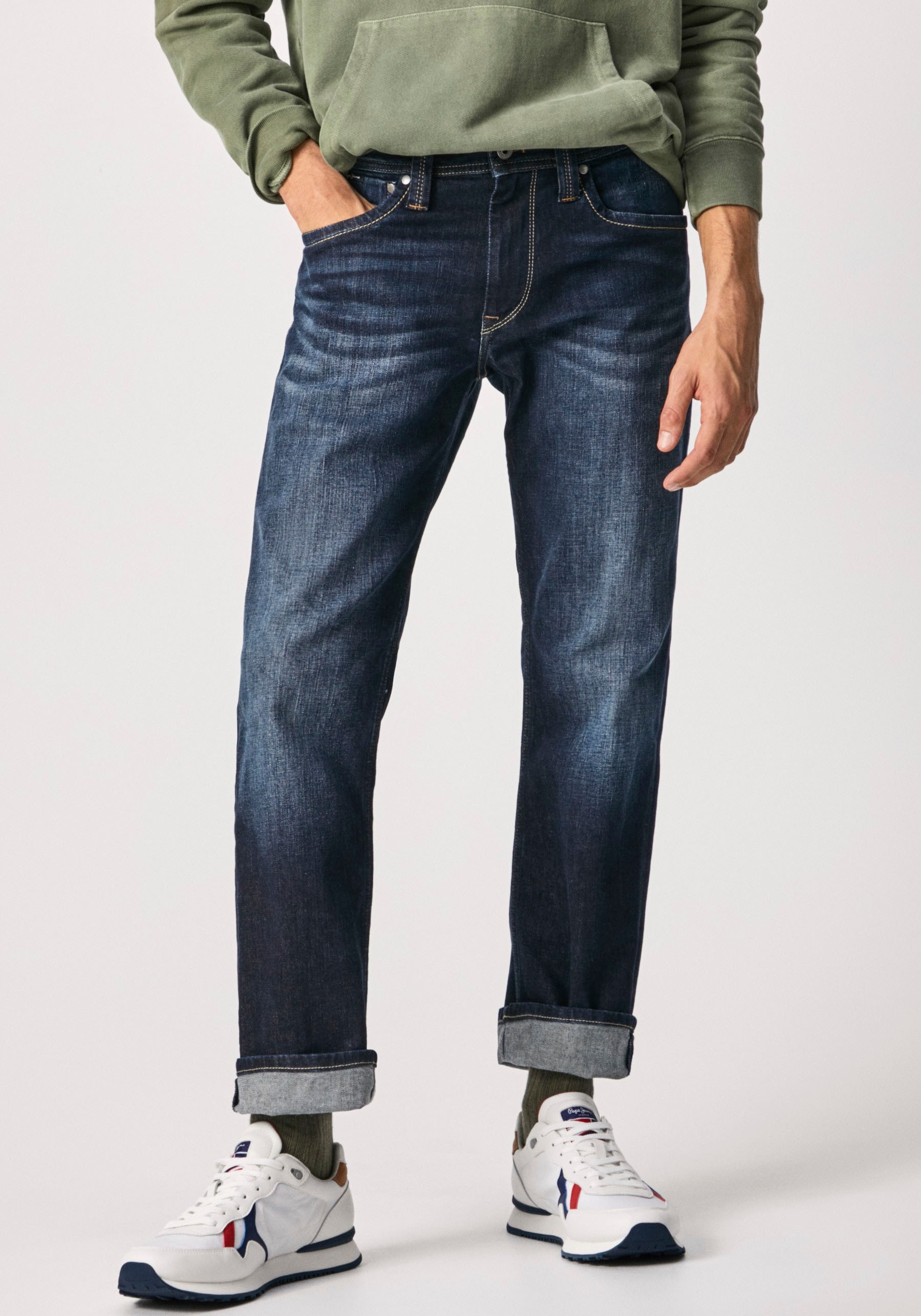Pepe Jeans Straight-Jeans »KINGSTON ZIP«, in 5-Pocket-Form von Pepe Jeans