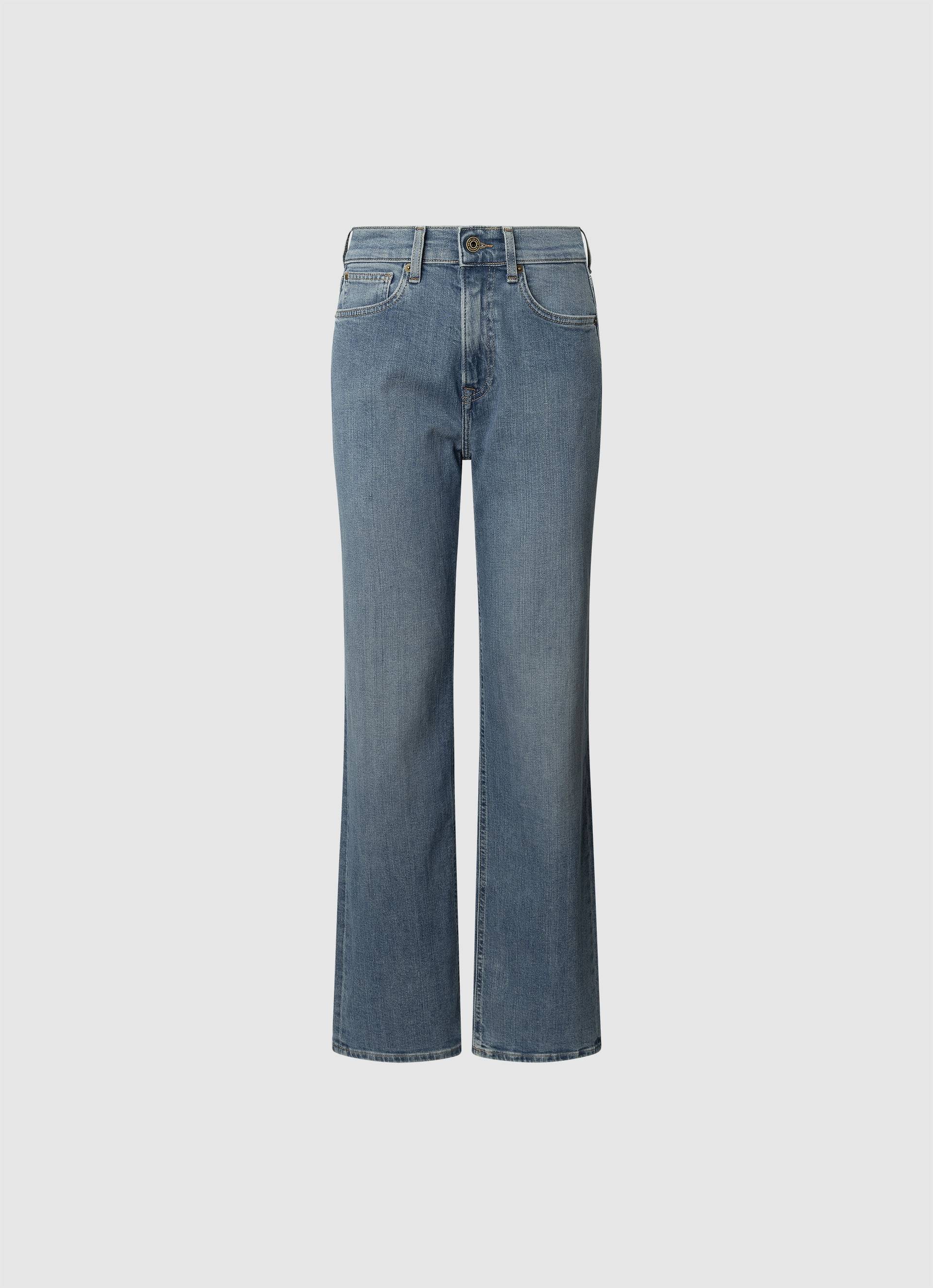 Pepe Jeans Straight-Jeans »STRAIGHT JEANS HW ROBYN«, mit hohem Bund Pepe Jeans Straight-Jeans »STRAIGHT JEANS HW ROBYN«, mit hohem Bund von Pepe Jeans