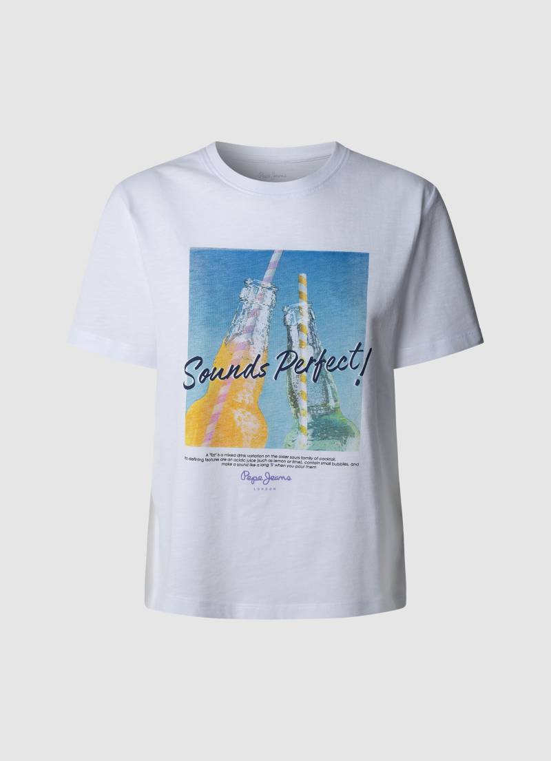 Pepe Jeans T-Shirt »ANGEL«, mit grossem Frontprint von Pepe Jeans