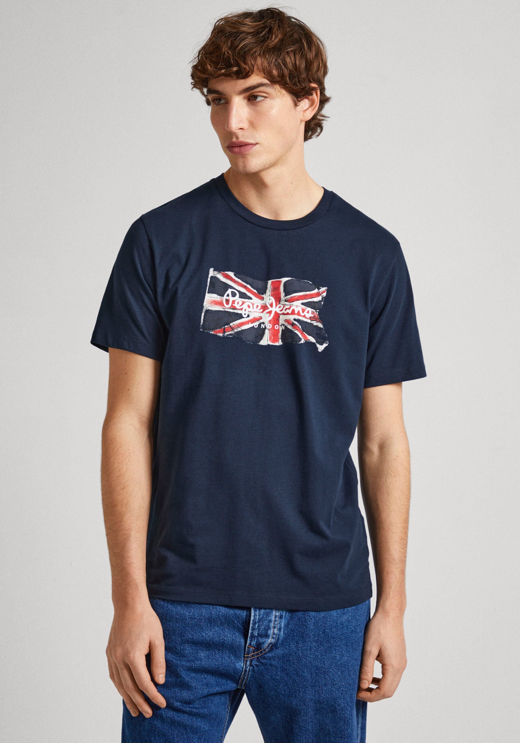 Pepe Jeans T-Shirt »CLAG«, mit grossem Logo-Print von Pepe Jeans