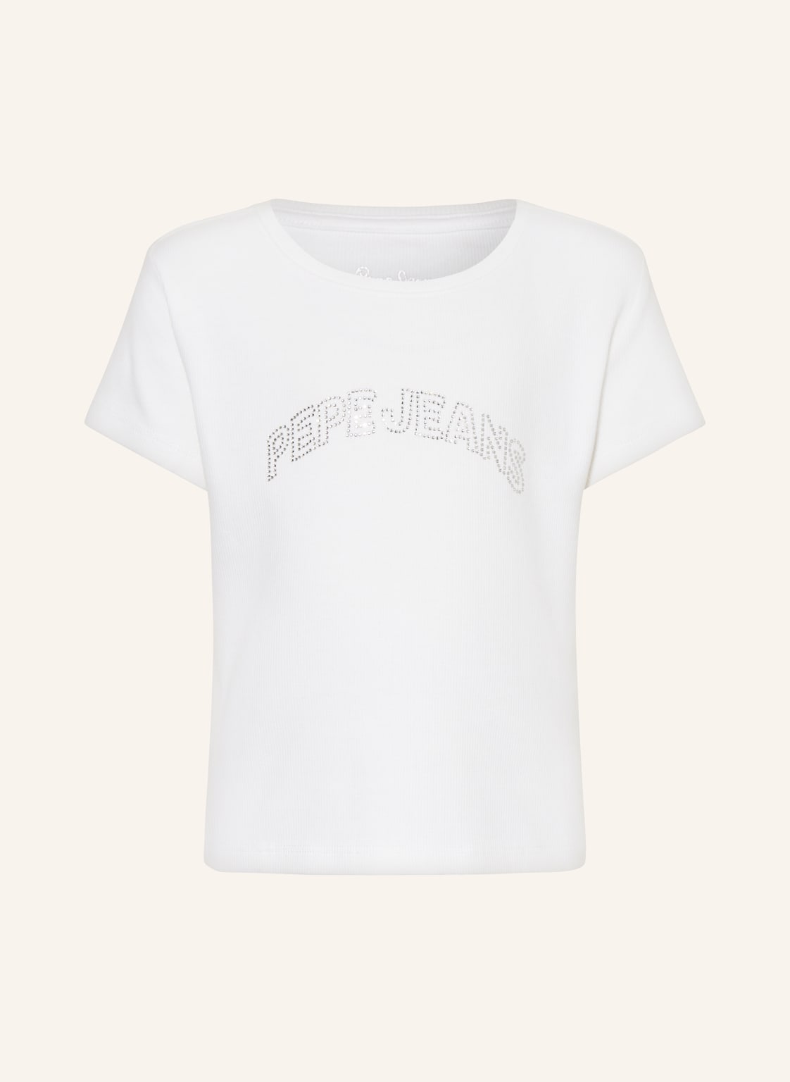 Pepe Jeans T-Shirt Mit Schmucksteinen weiss von Pepe Jeans