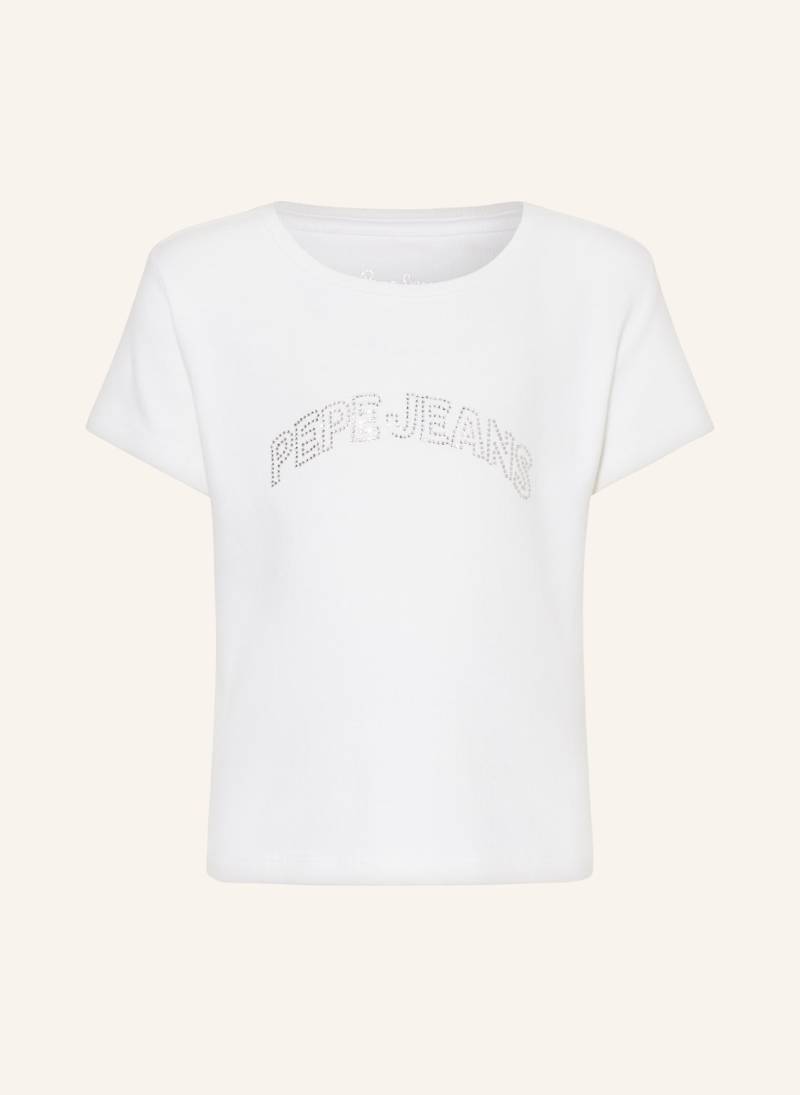 Pepe Jeans T-Shirt Mit Schmucksteinen weiss von Pepe Jeans