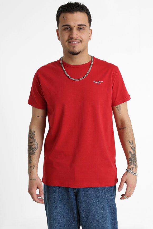 Pepe Jeans T-Shirt | Rugby Red | Herren  | S von Pepe Jeans