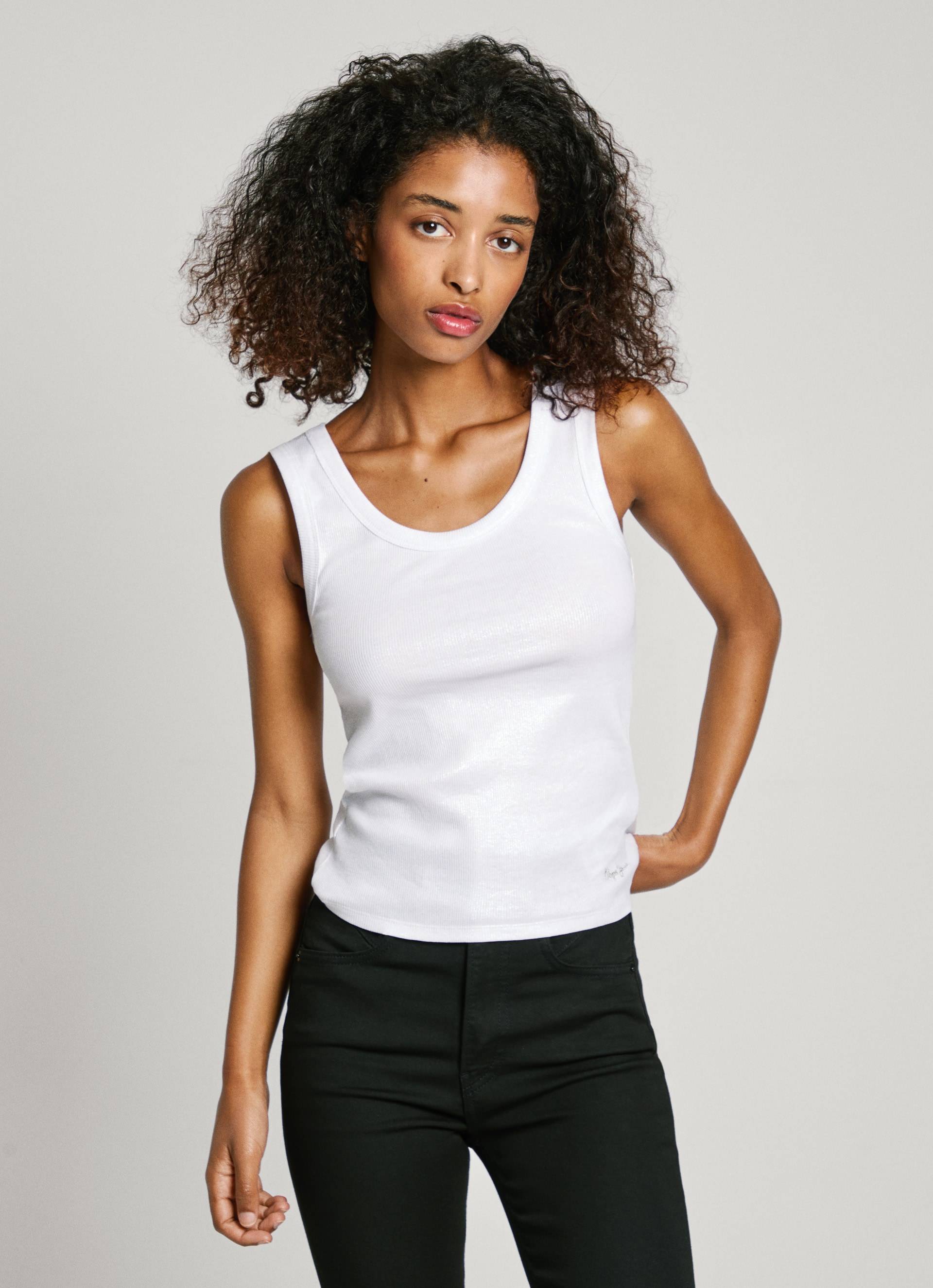 Pepe Jeans Tanktop »LACEY«, in schimmernder Optik Pepe Jeans Tanktop »LACEY«, in schimmernder Optik von Pepe Jeans
