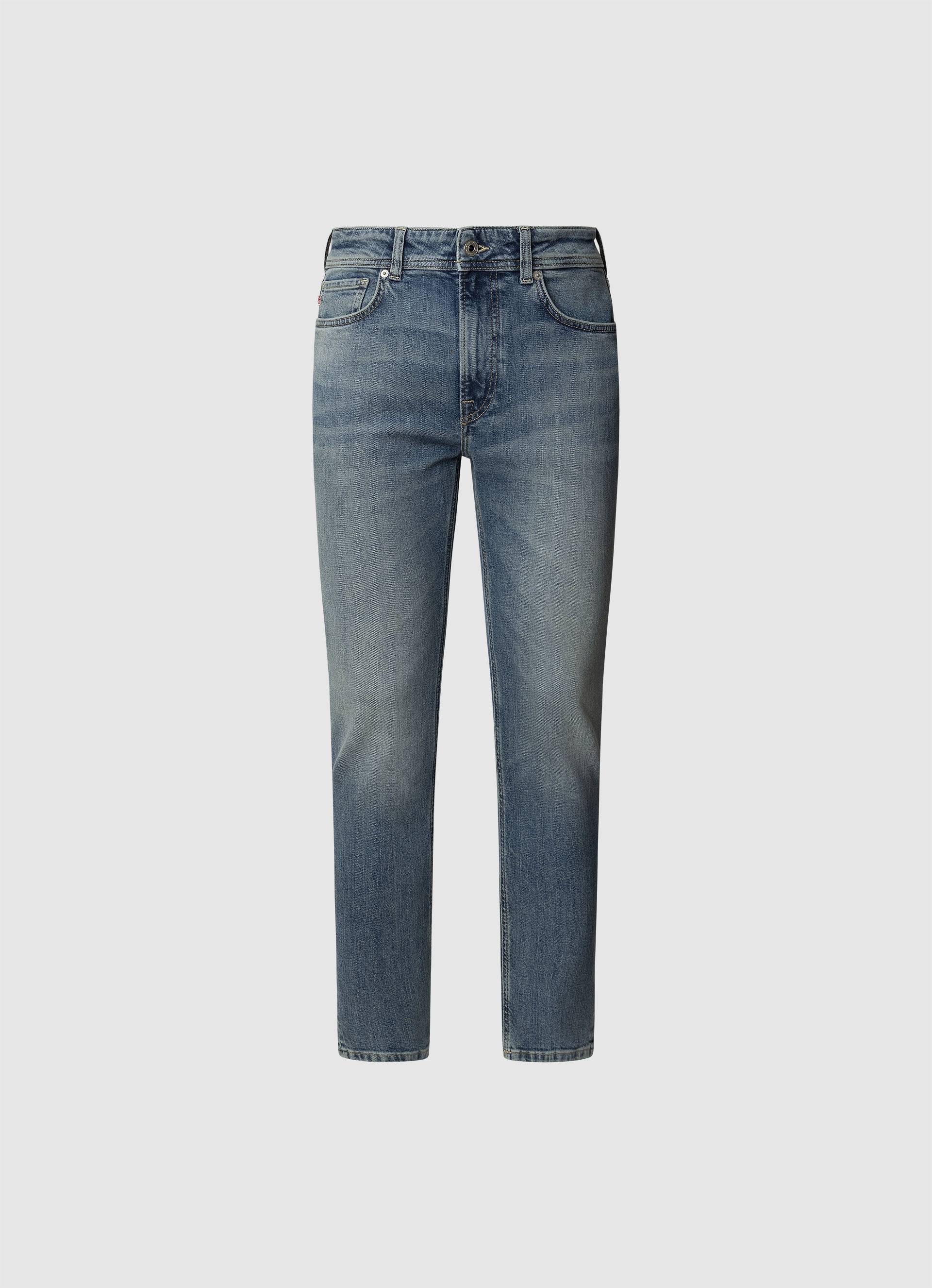 Pepe Jeans Tapered-fit-Jeans »TAPERED JEANS STANLEY«, Ziernähte an den Gesässtaschen von Pepe Jeans