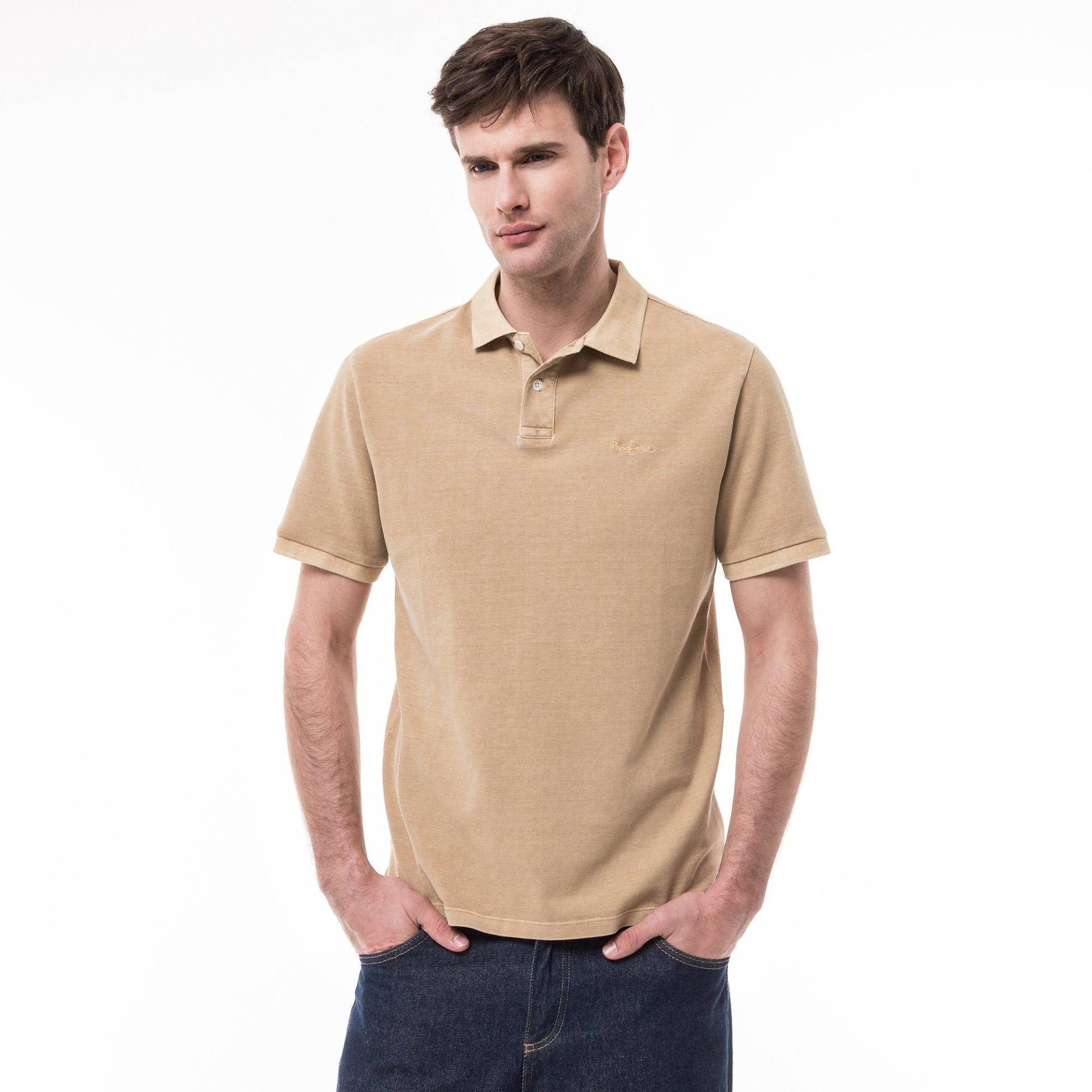 Poloshirt, Kurzarm Herren Beige XL von Pepe Jeans
