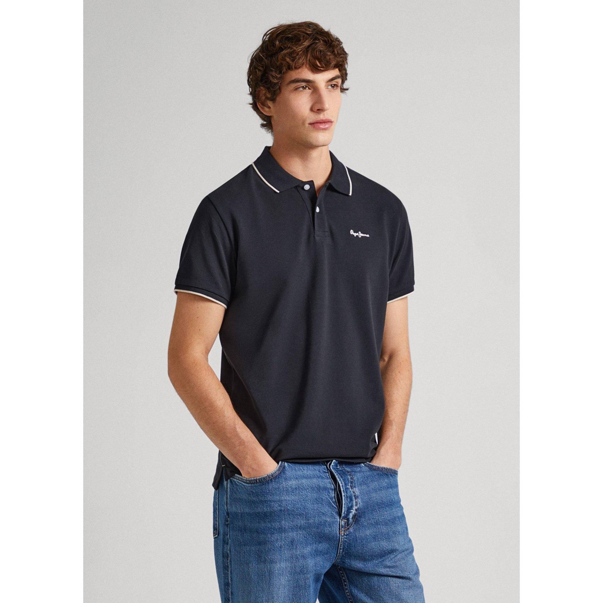 Poloshirt, Kurzarm Herren Black L von Pepe Jeans