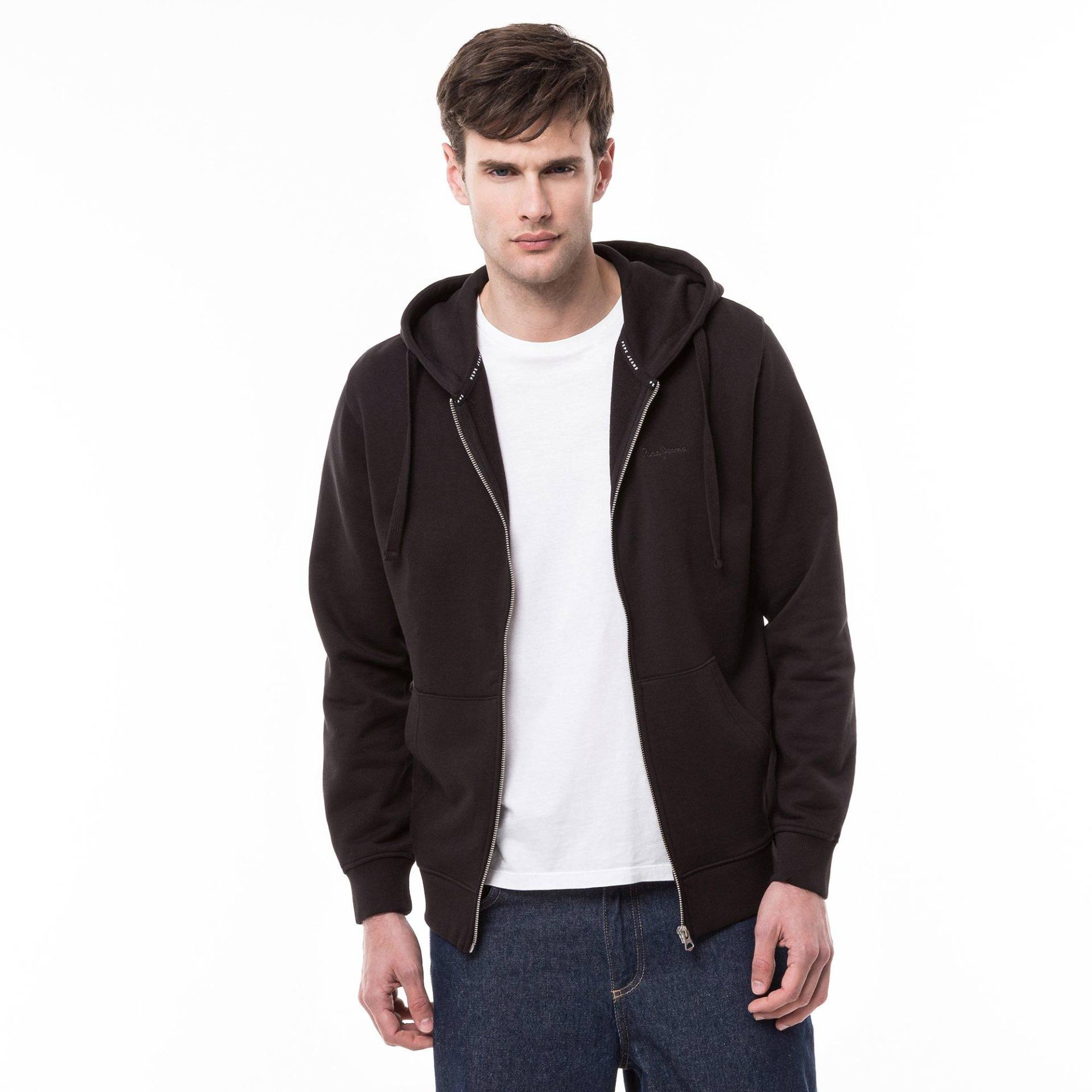 Pullover, Zip Herren Black S von Pepe Jeans