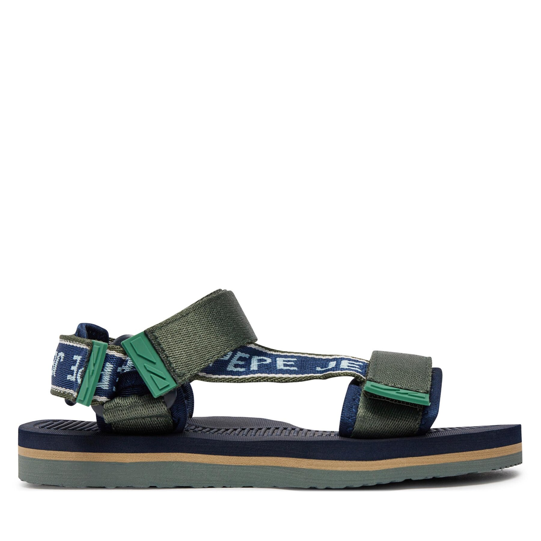 Sandalen Pepe Jeans Pool One B PBS70063 Khaki Green 765 von Pepe Jeans