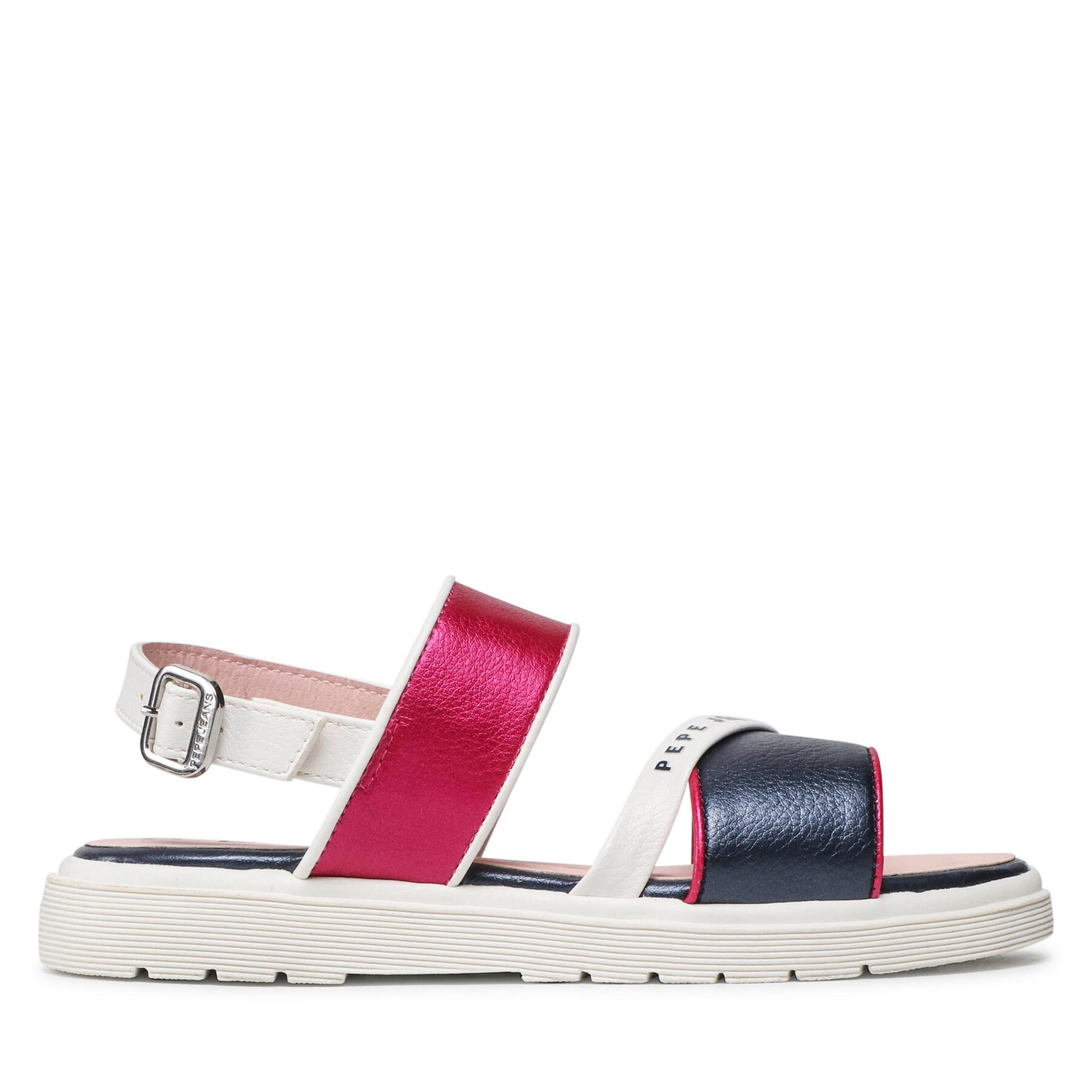 Sandalen Pepe Jeans Wendy Logo PGS90183 Fresh Fucjsia 347 von Pepe Jeans