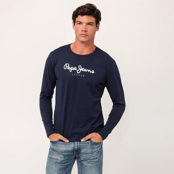 T-shirt, Langarm Herren Marine  L von Pepe Jeans