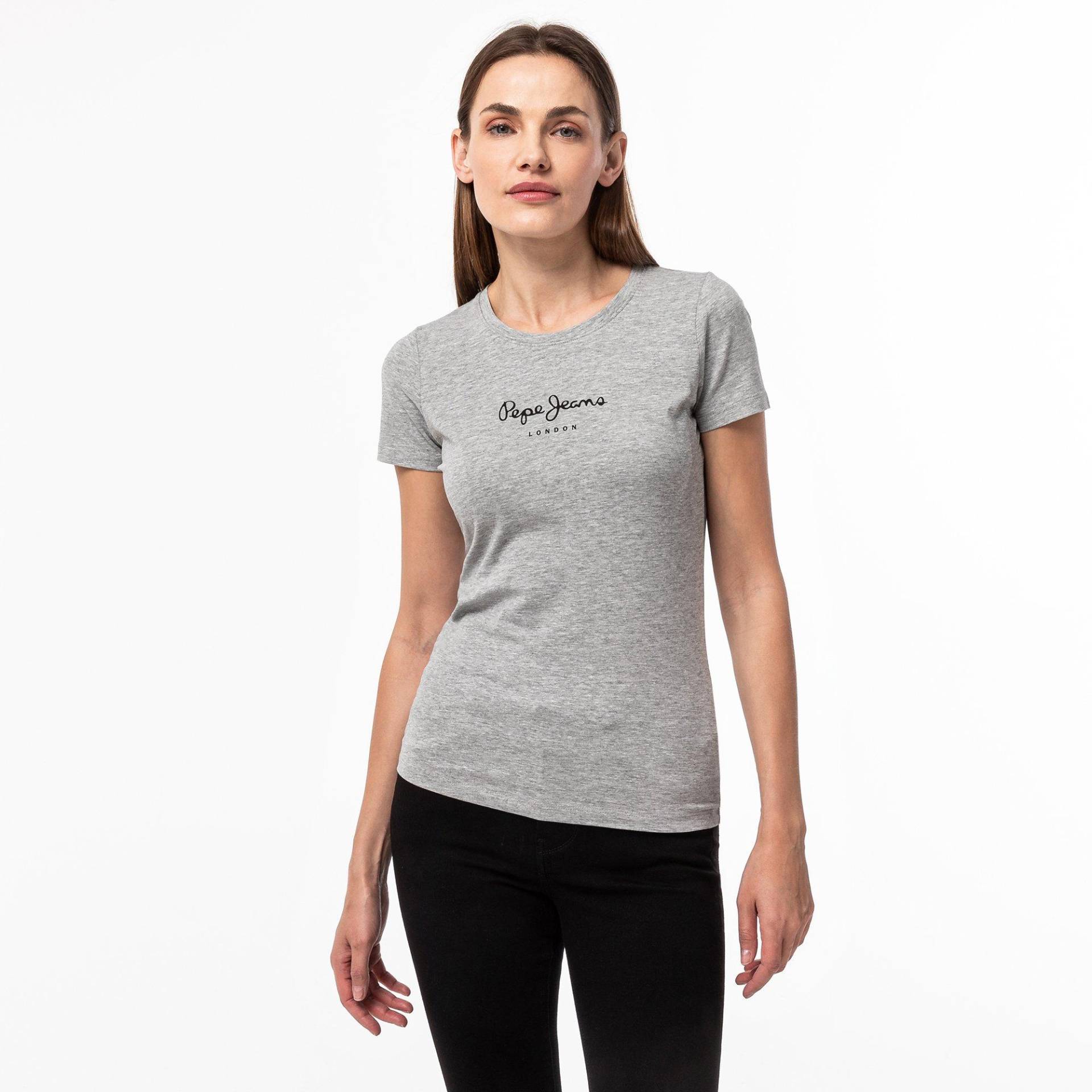 T-shirt, Kurzarm Damen Grau L von Pepe Jeans