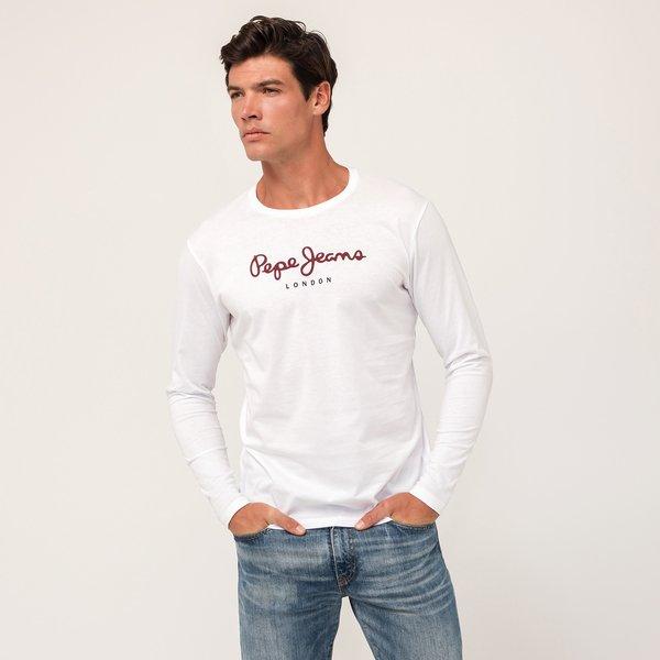 T-shirt, Langarm Herren Weiss M von Pepe Jeans