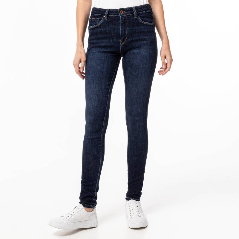 Jeans, Skinny Fit Damen Marine W26 von Pepe Jeans