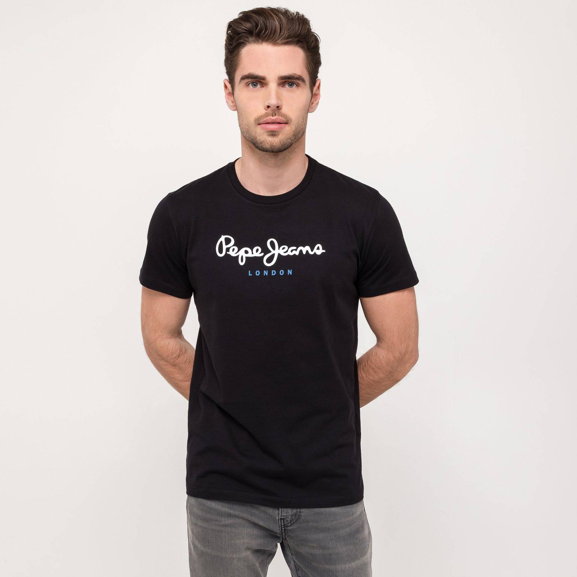 T-shirt Herren Schwarz XL von Pepe Jeans
