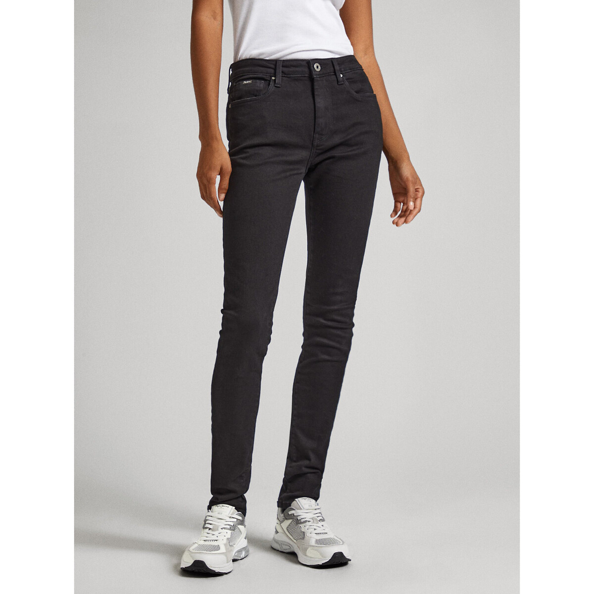 Skinny-Jeans mit hohem Bund von Pepe Jeans