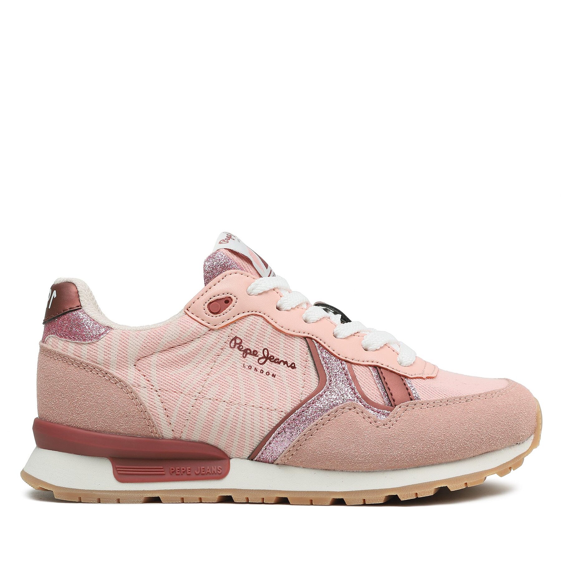 Sneakers Pepe Jeans Brit Animal G PGS30574 Mauve Pink 319 von Pepe Jeans