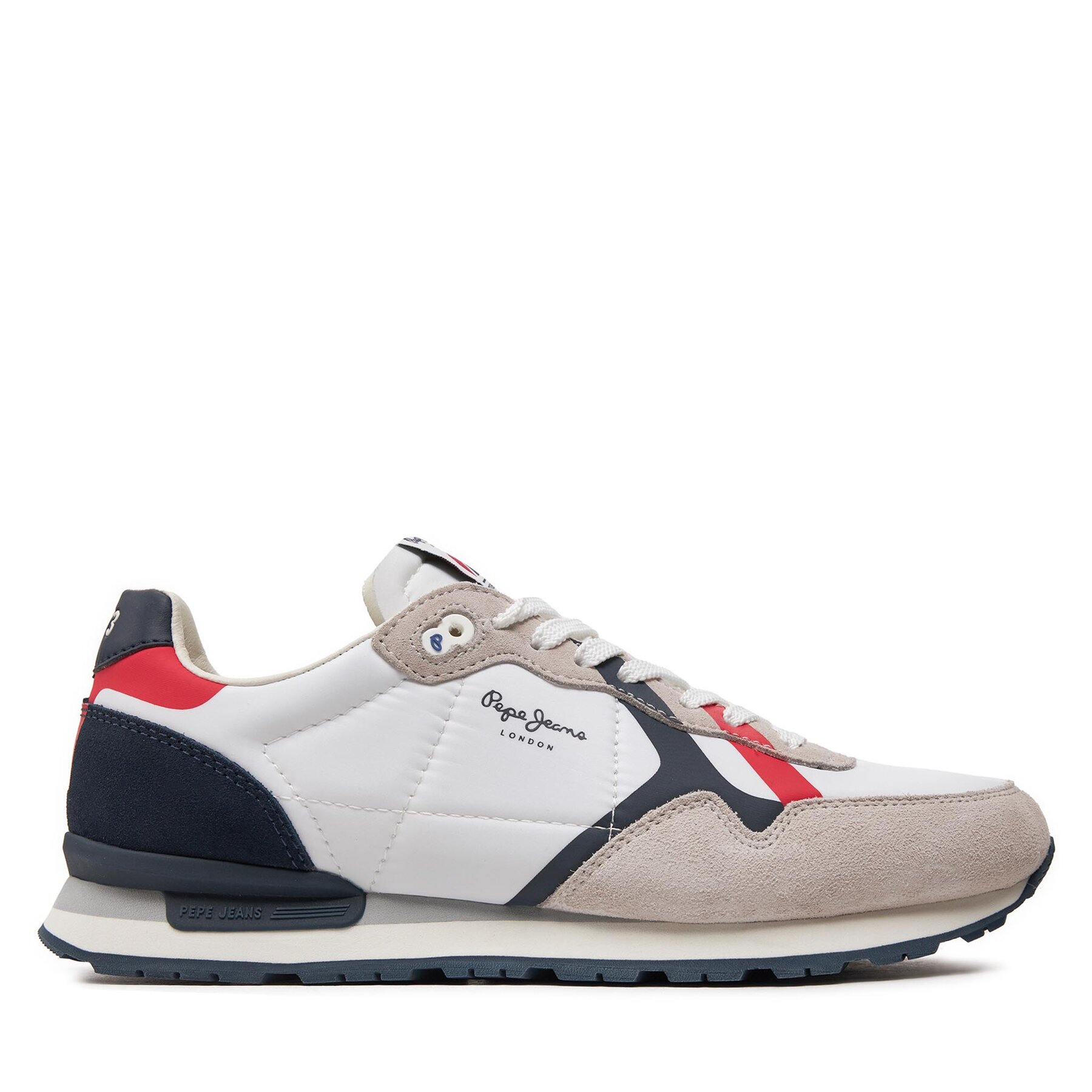 Sneakers Pepe Jeans Brit Road M PMS40007 White 800 von Pepe Jeans