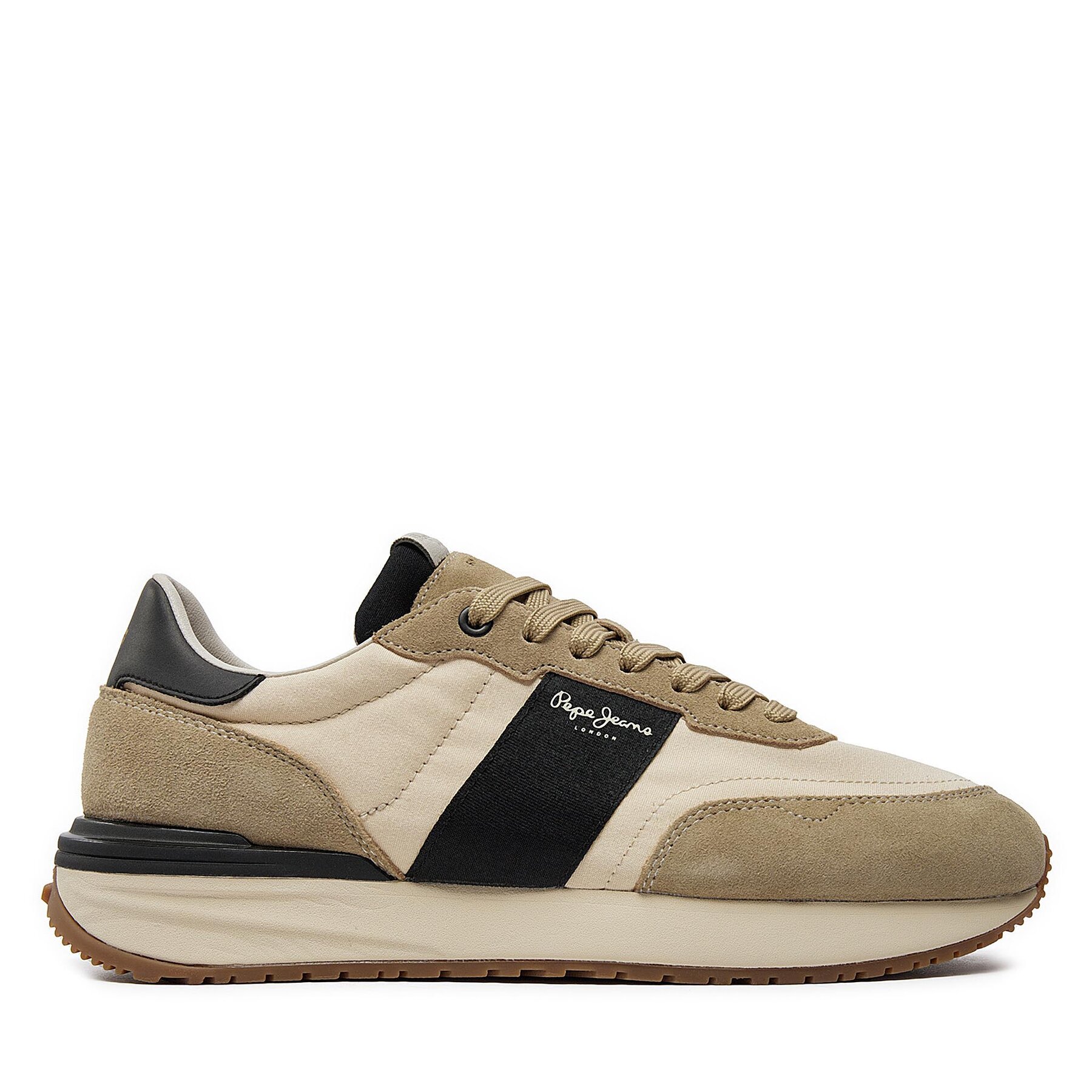 Sneakers Pepe Jeans Buster Tape PMS60006 Beige 844 von Pepe Jeans