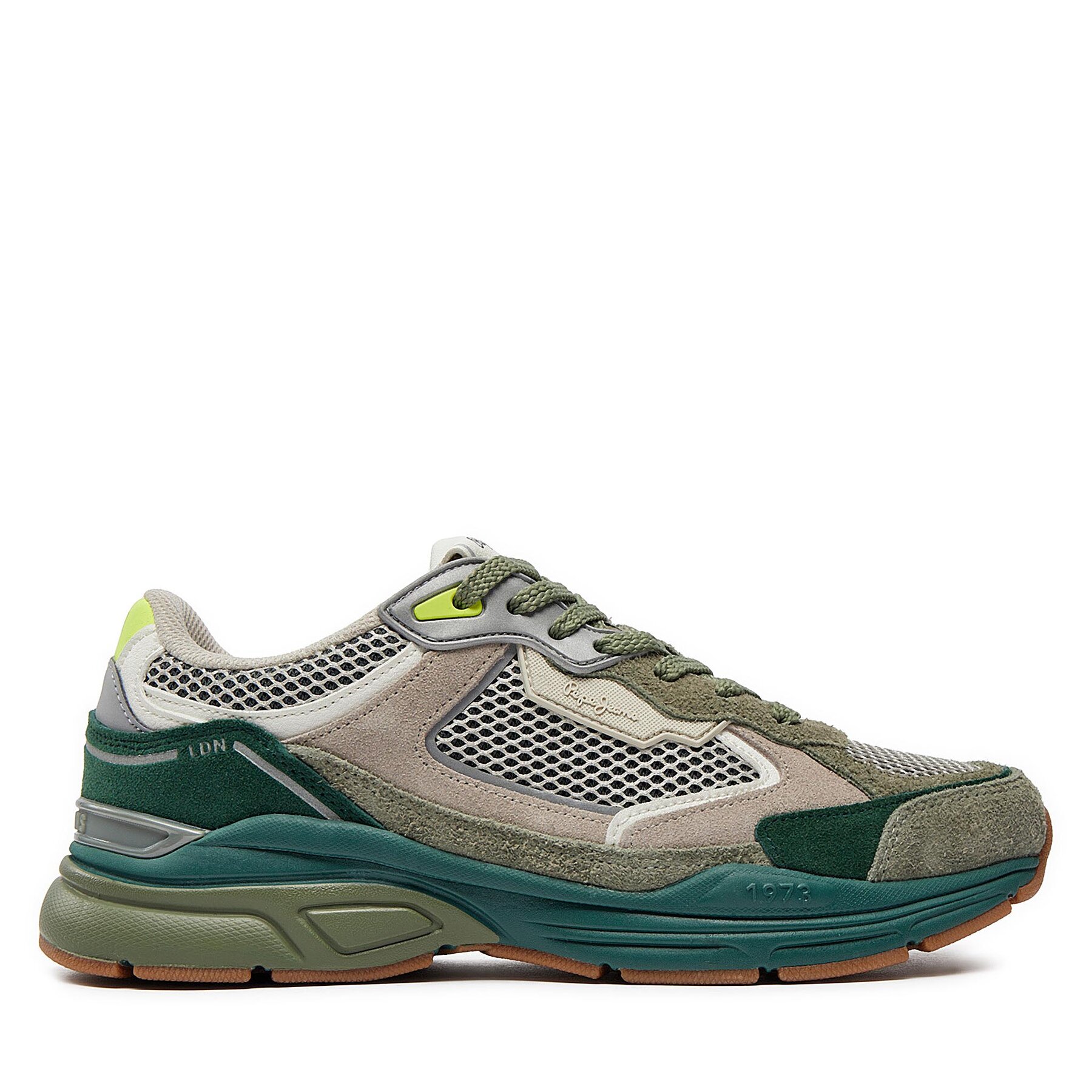 Sneakers Pepe Jeans Dave Rise M PMS60003 Ivy Green 673 von Pepe Jeans