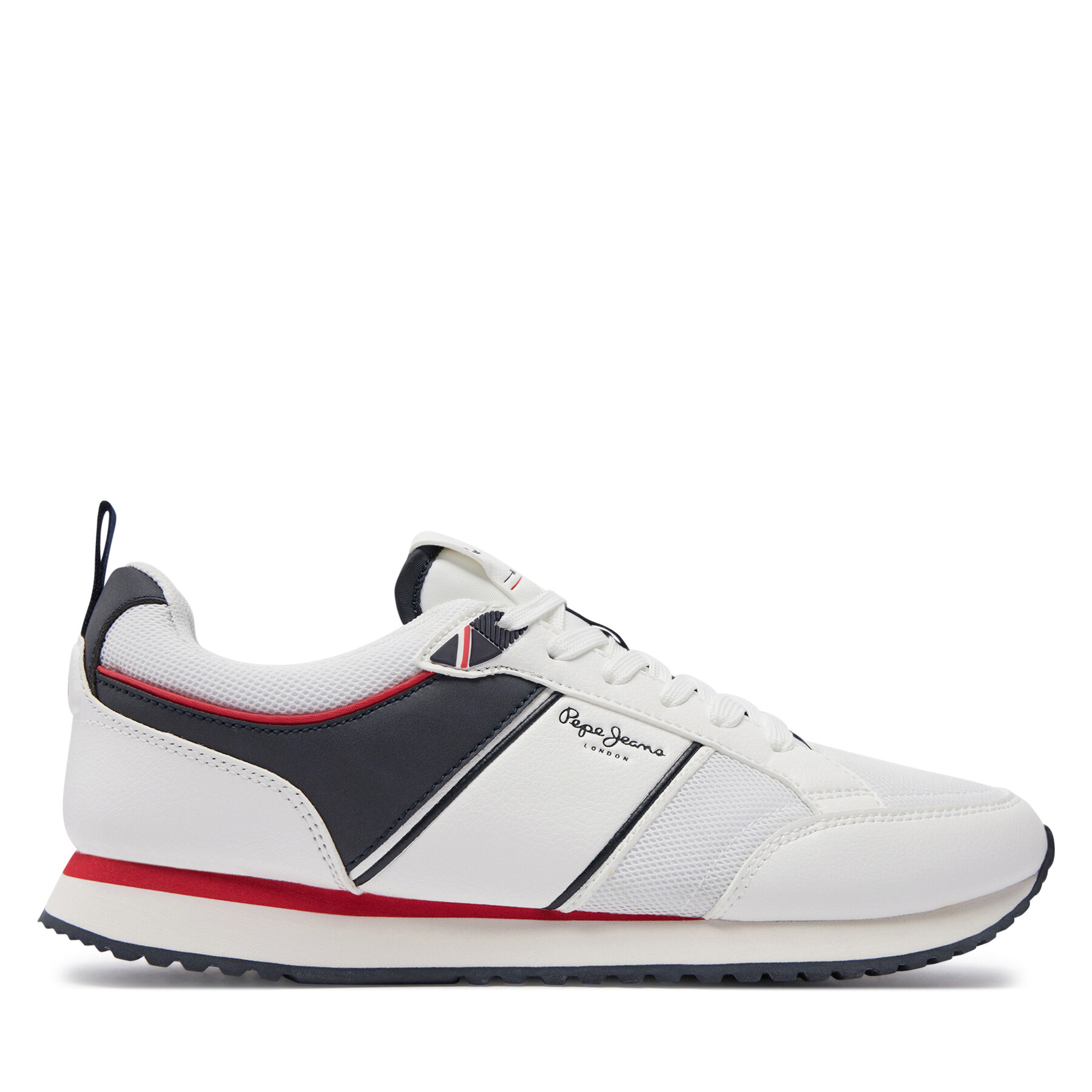 Sneakers Pepe Jeans Dublin Brand PMS40009 White 800 von Pepe Jeans