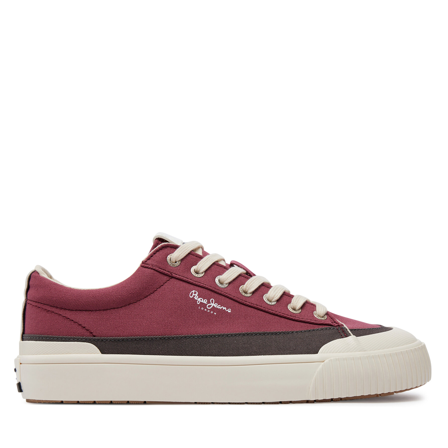 Sneakers aus Stoff Pepe Jeans Ben Band M PMS31043 Ruby Wine Red 293 von Pepe Jeans