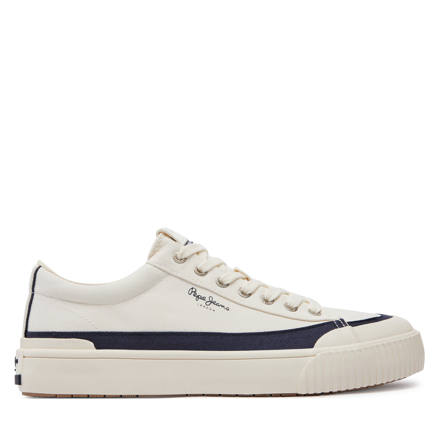 Sneakers aus Stoff Pepe Jeans Ben Band M PMS31043 White 800 von Pepe Jeans