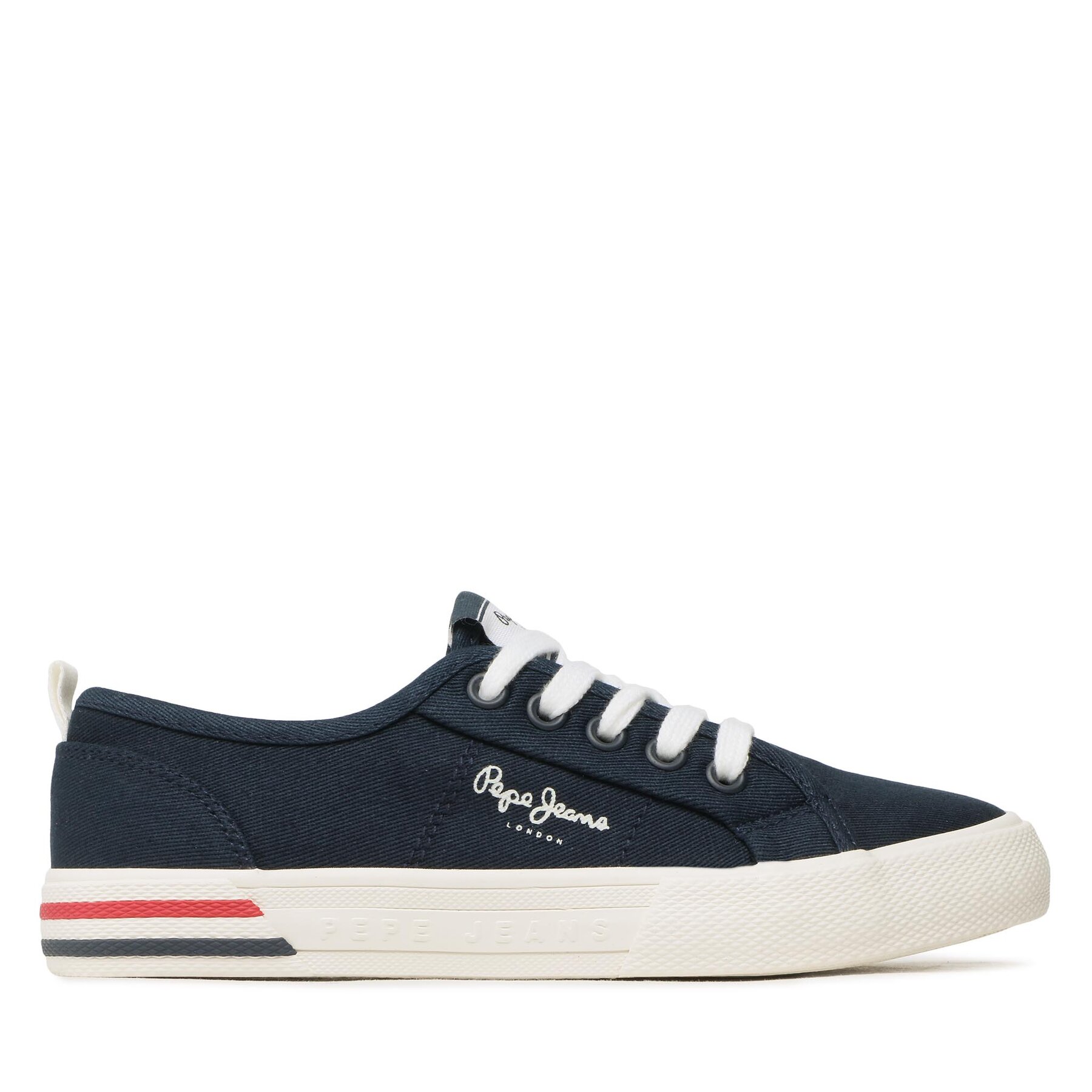 Sneakers aus Stoff Pepe Jeans Brady Basic Boy PBS30549 Navy 595 von Pepe Jeans