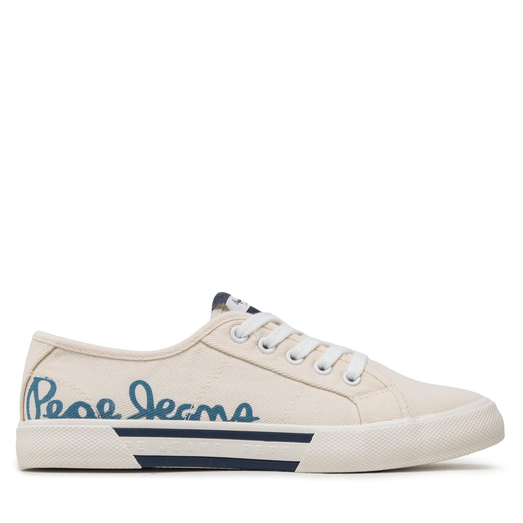 Sneakers aus Stoff Pepe Jeans Brady Denim W PLS31438 Weiß Sneakers aus Stoff Pepe Jeans Brady Denim W PLS31438 Weiß von Pepe Jeans