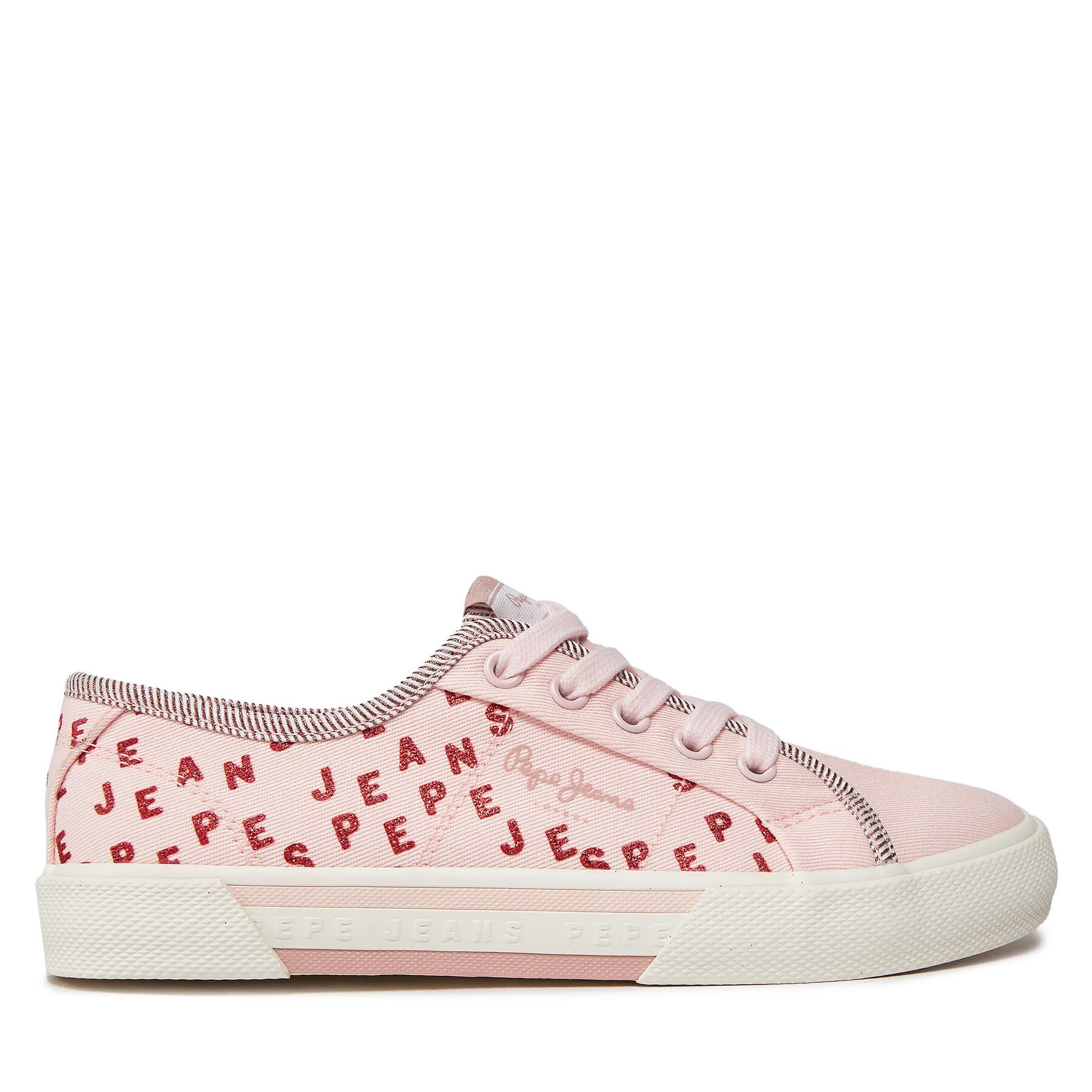 Sneakers aus Stoff Pepe Jeans Brady Shine G PGS30562 Soft Pink 305 von Pepe Jeans