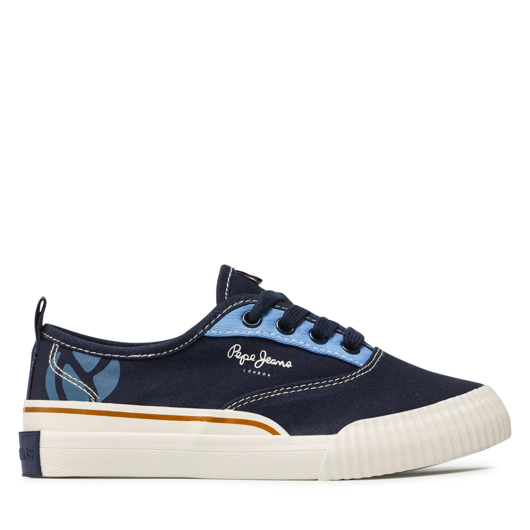 Sneakers aus Stoff Pepe Jeans Ottis Bamba PBS30525 Navy 595 von Pepe Jeans