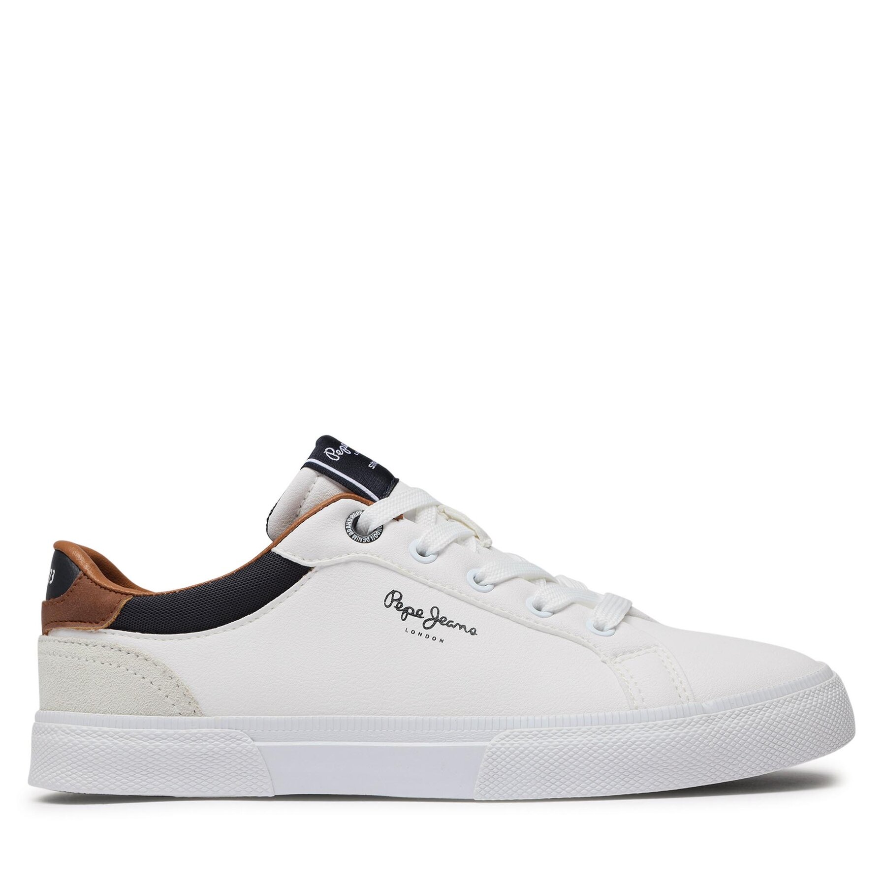 Sneakers aus Stoff Pepe Jeans PBS30569 White 800 von Pepe Jeans