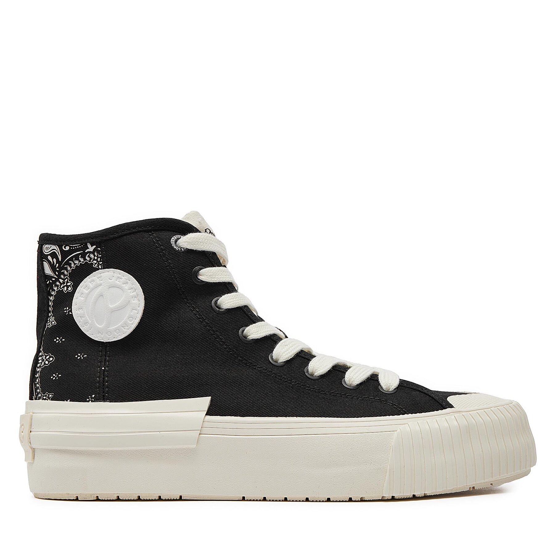 Sneakers aus Stoff Pepe Jeans Samoi Divided PLS31554 Schwarz von Pepe Jeans