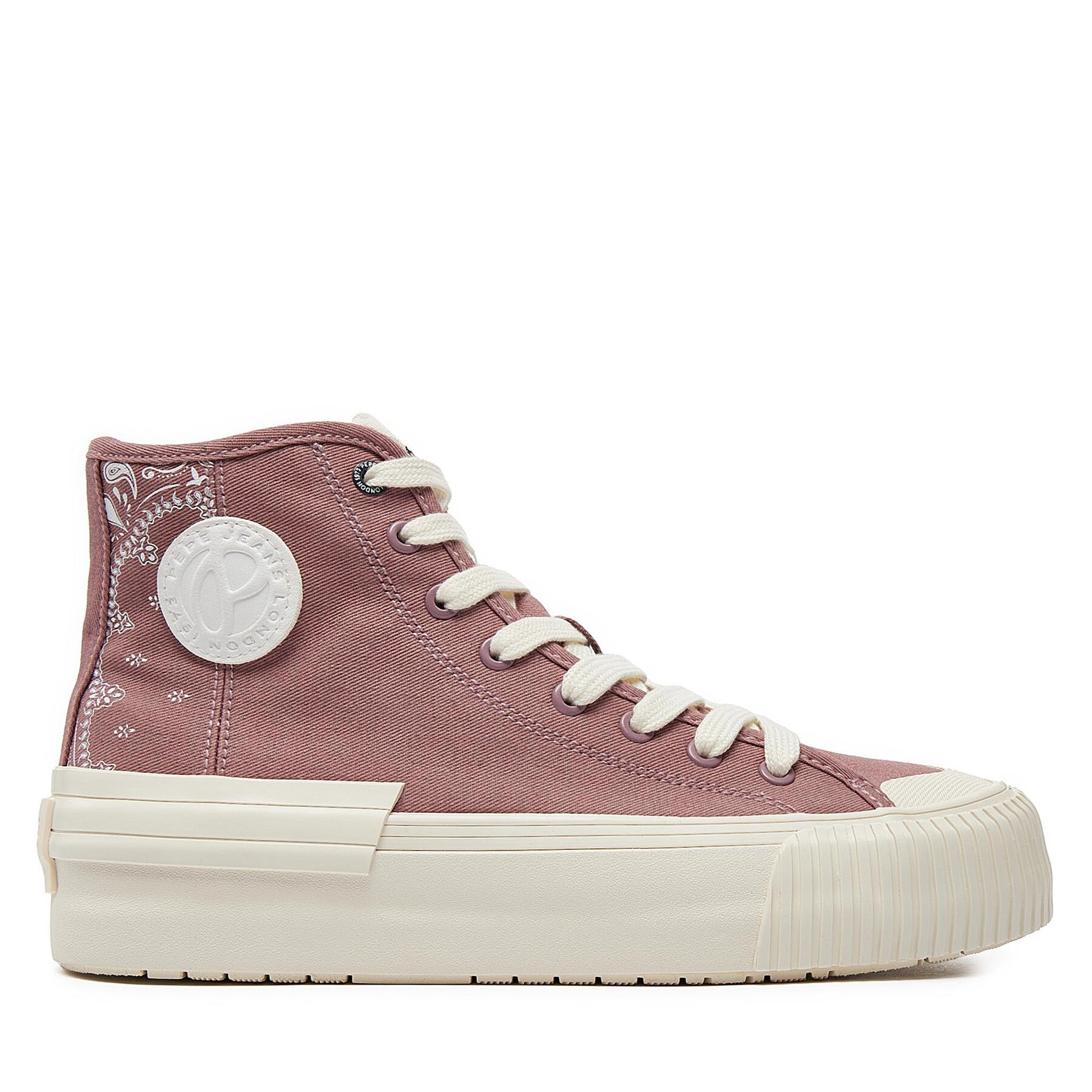 Sneakers aus Stoff Pepe Jeans Samoi Divided PLS31554 Malva Purple 411 von Pepe Jeans