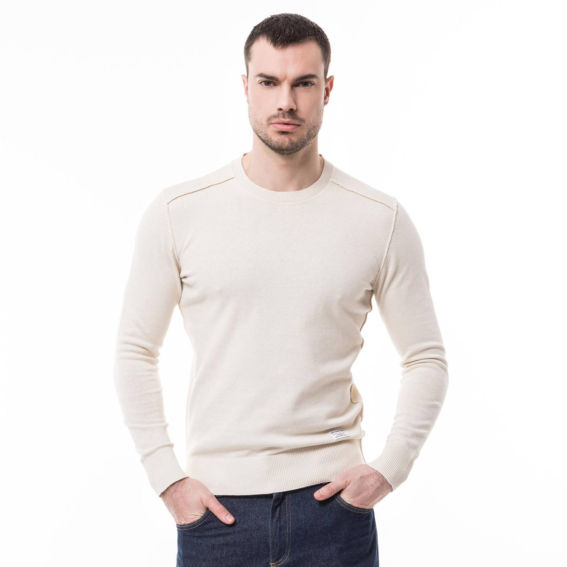 Sweatshirt Herren Ecru L von Pepe Jeans