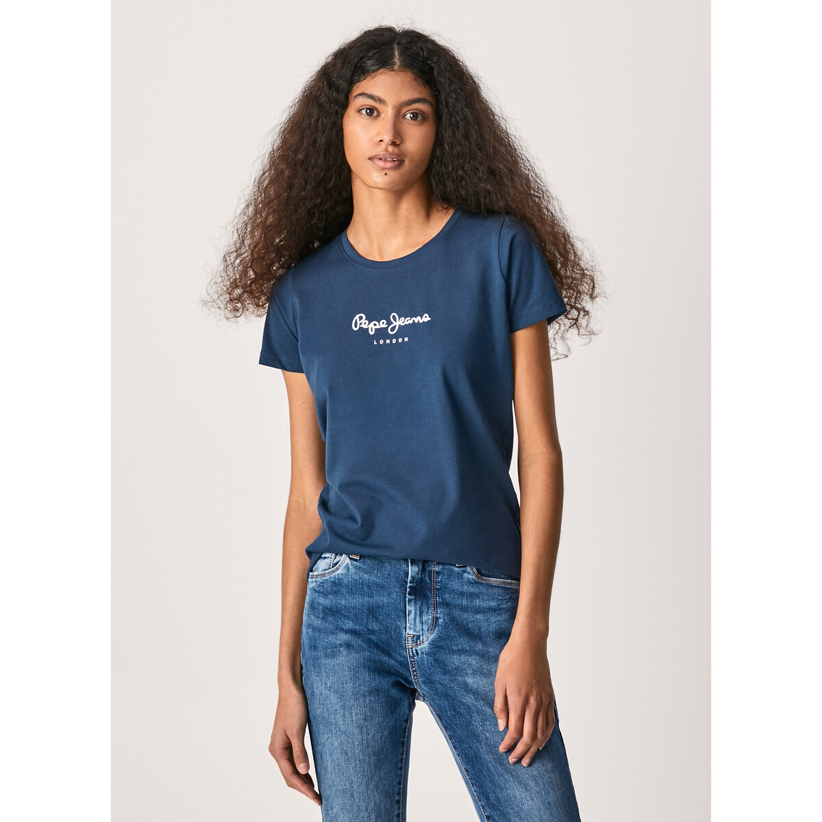 T-Shirt, Markenschriftzug vorne von Pepe Jeans