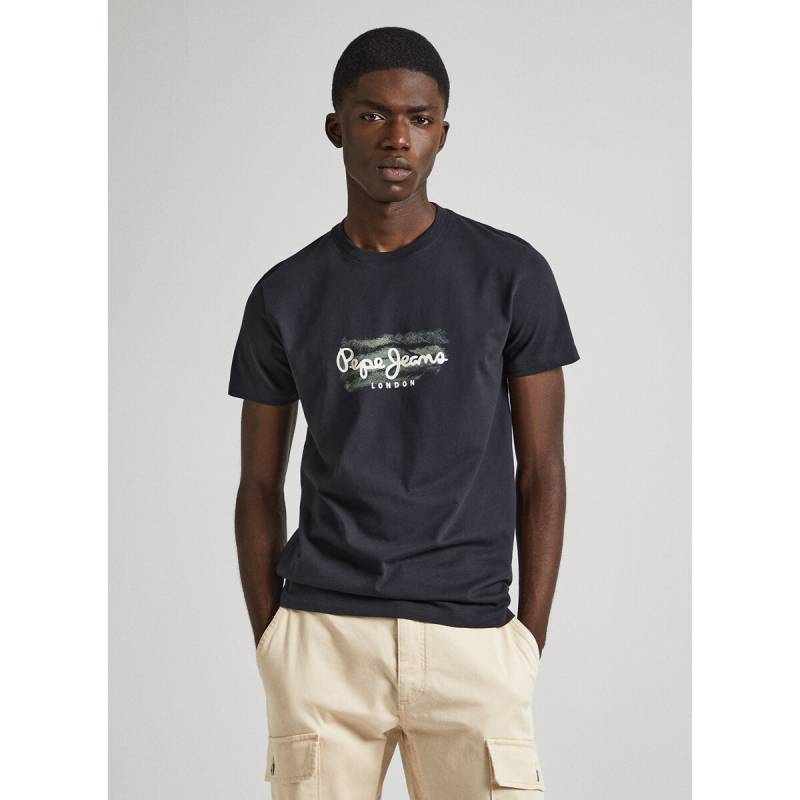 T-Shirt mit Logoprint, Slim-Fit von Pepe Jeans