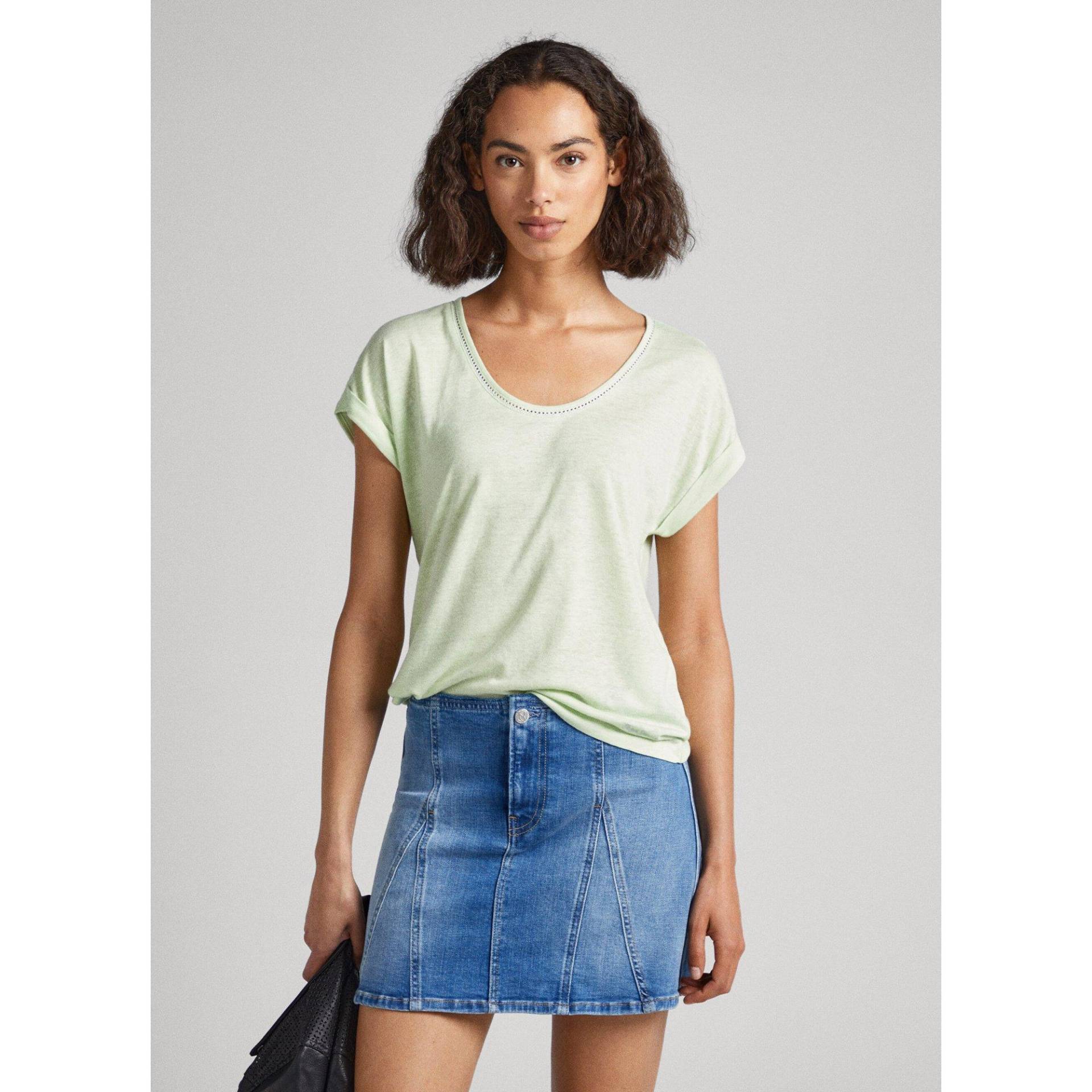 T-shirt, Kurzarm Damen Grün L von Pepe Jeans