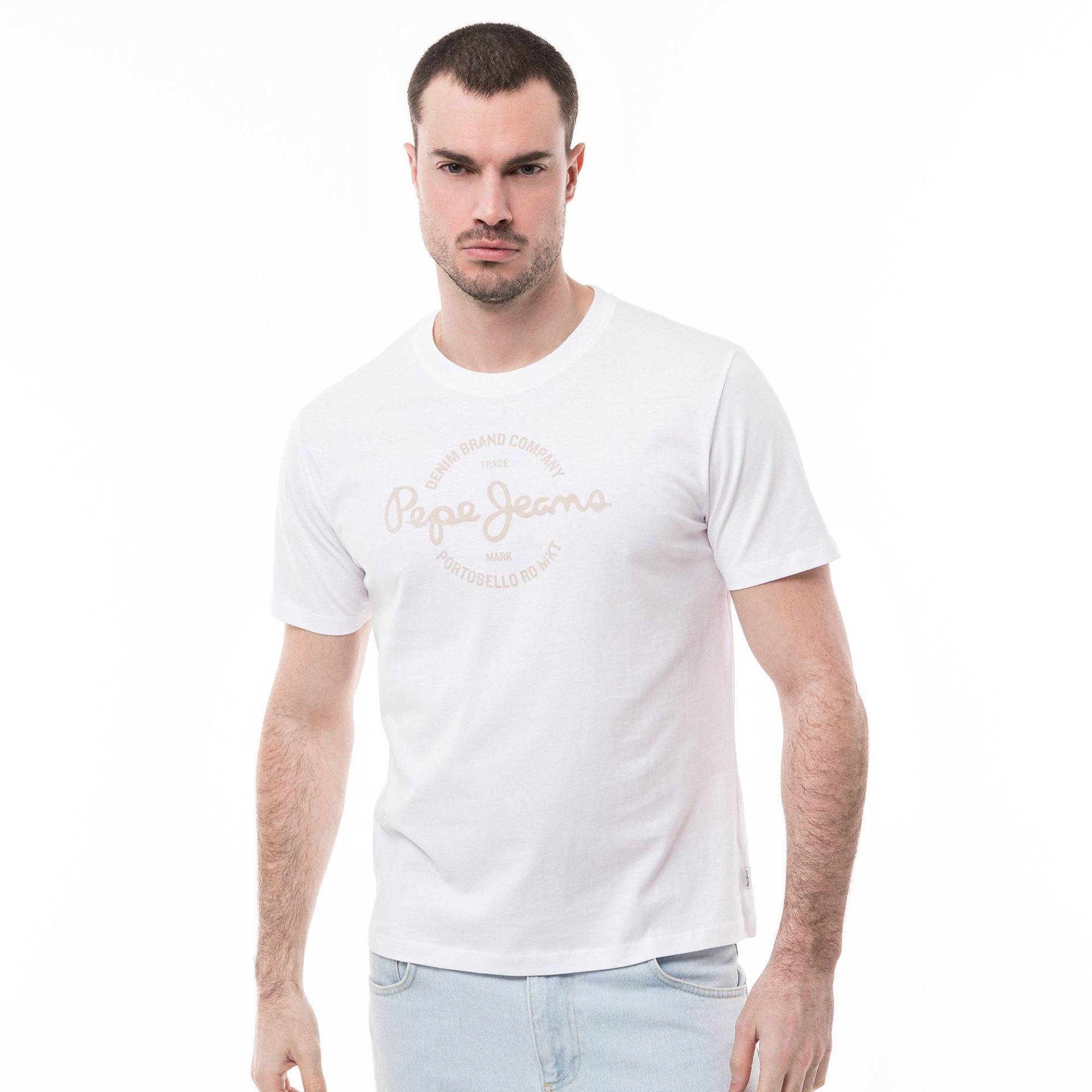 T-shirt Herren Weiss M von Pepe Jeans