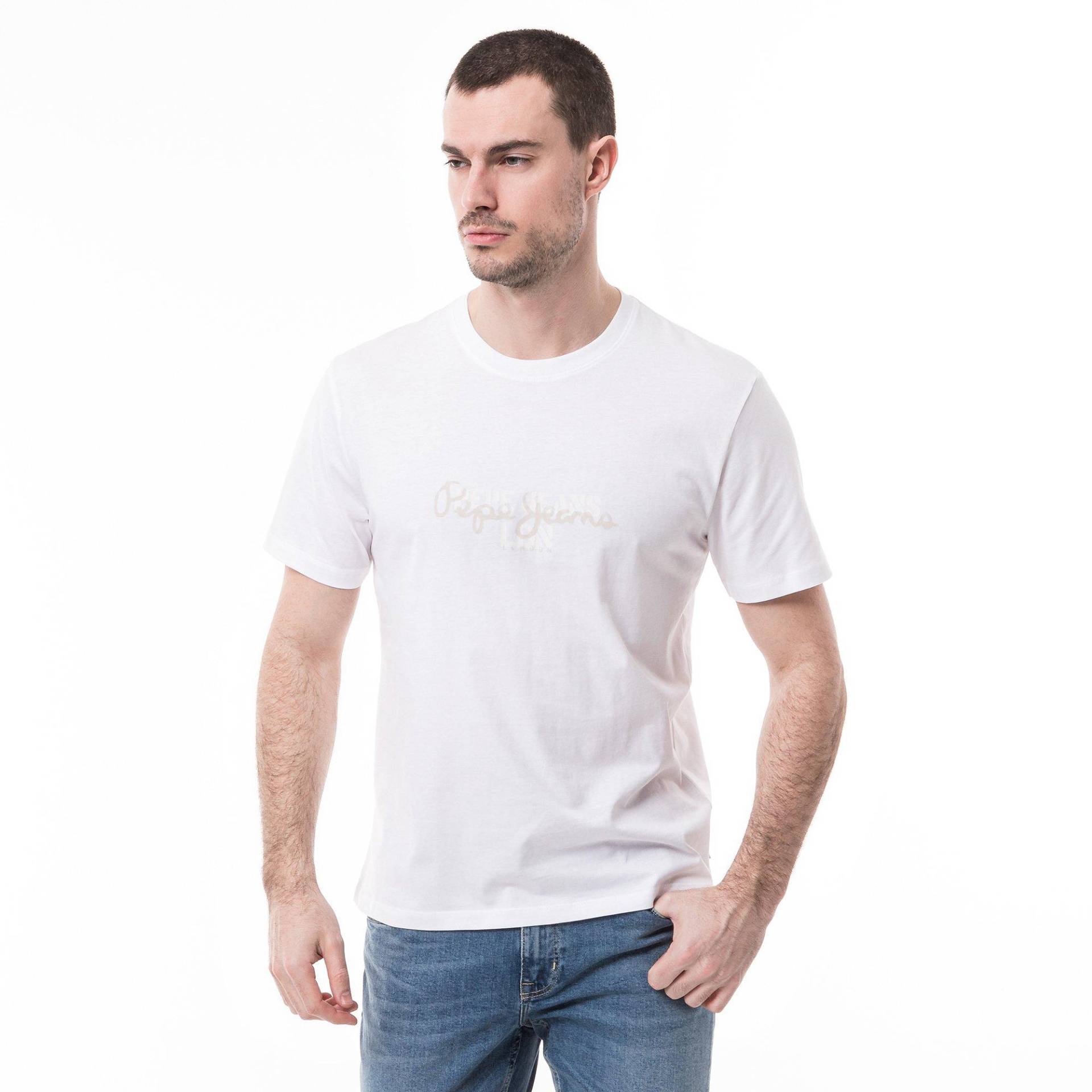 T-shirt Herren Weiss S von Pepe Jeans