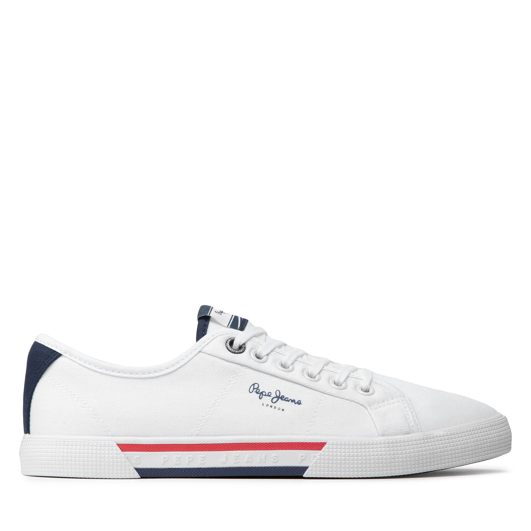 Sneakers aus Stoff Pepe Jeans Brady Basic PMS30816 Weiß von Pepe Jeans