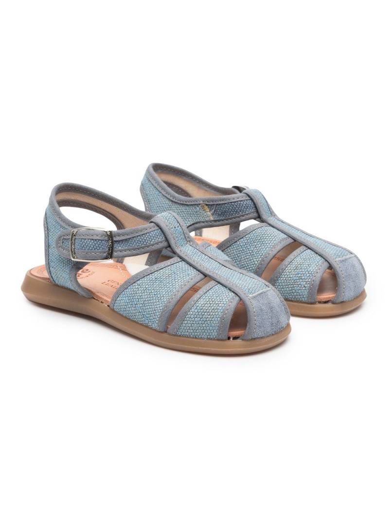 Pépé Kids Alix caged buckle sandals - Blue von Pépé Kids