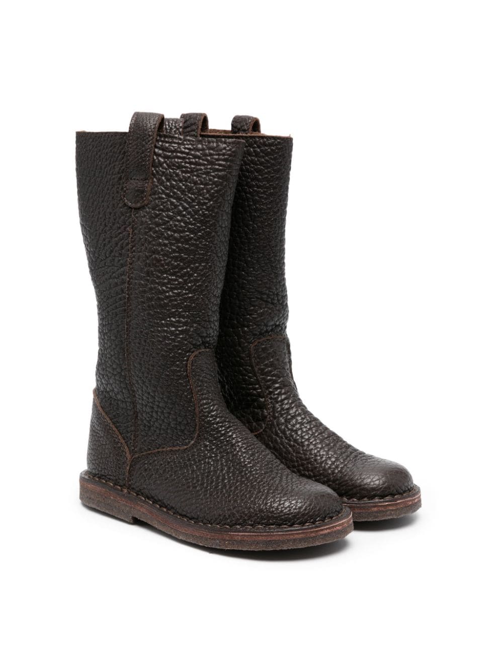 Pèpè Dune leather boots - Brown von Pèpè