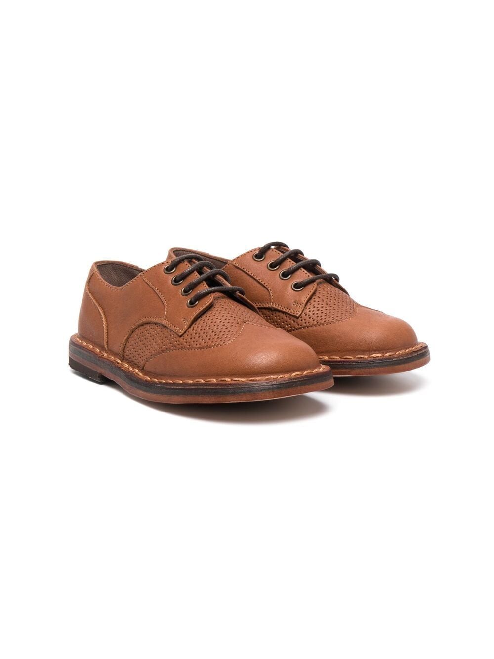 Pèpè Federico lace-up shoes - Brown von Pèpè